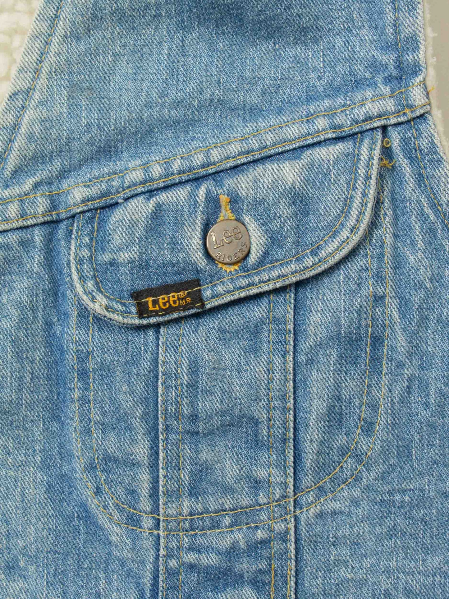 Vtg 1970s Lee Storm Rider Cat-eye Vest – Made in USA (L)