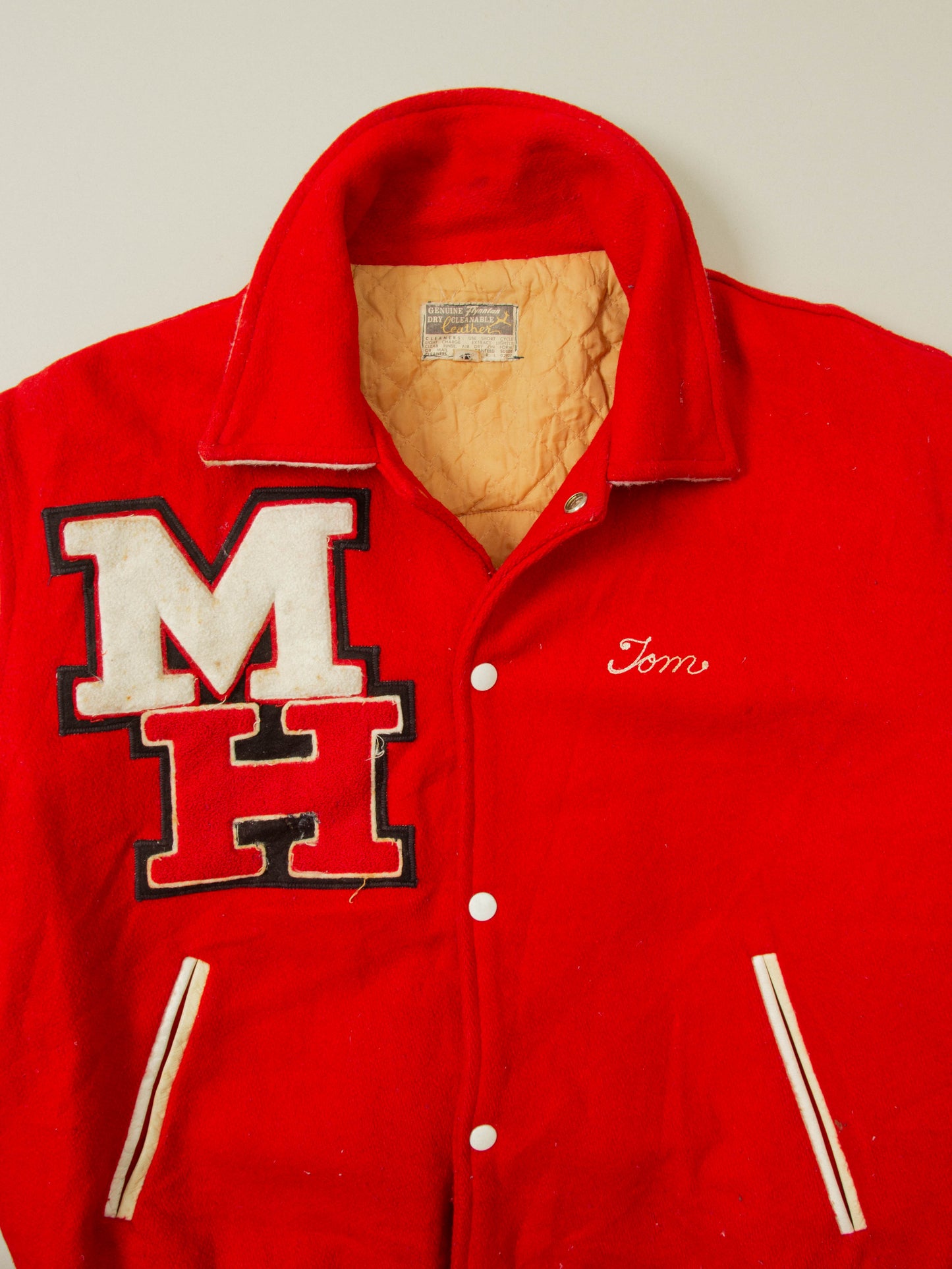 Vtg 1980s Morris Hills Varsity Jacket - Made in USA (M/L)