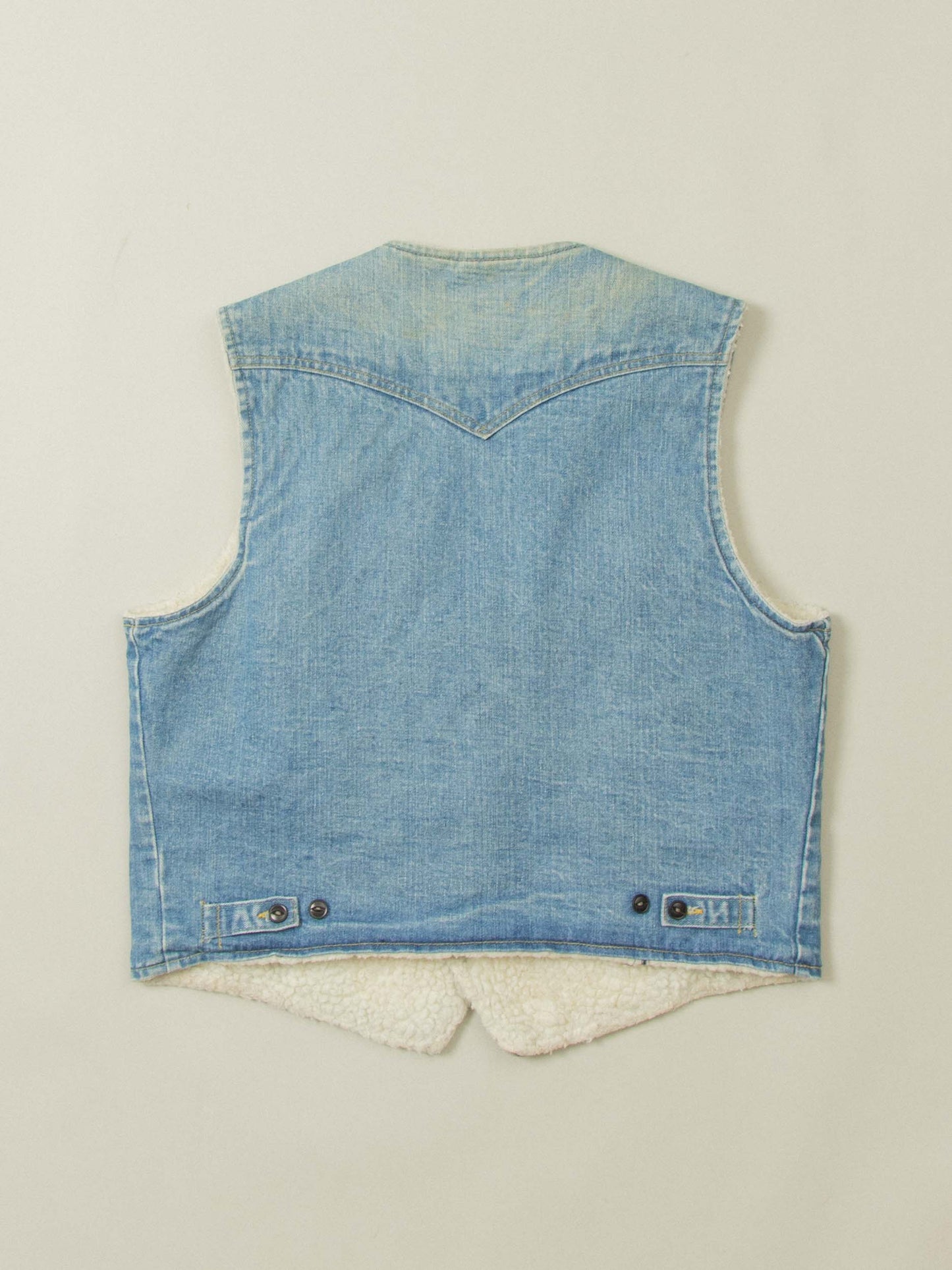 Vtg 1970s Lee Storm Rider Cat-eye Vest – Made in USA (L)