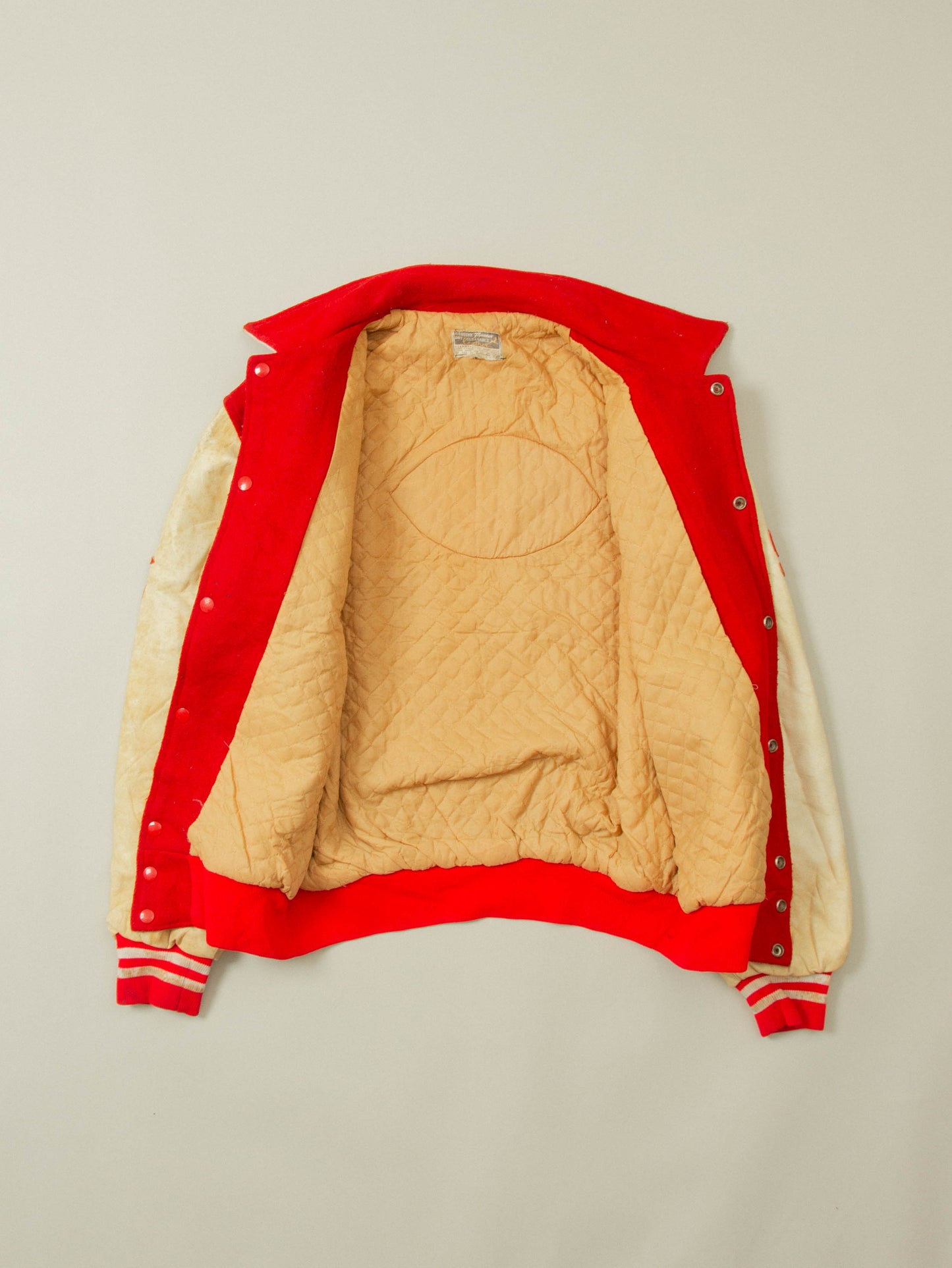 Vtg 1980s Morris Hills Varsity Jacket - Made in USA (M/L)