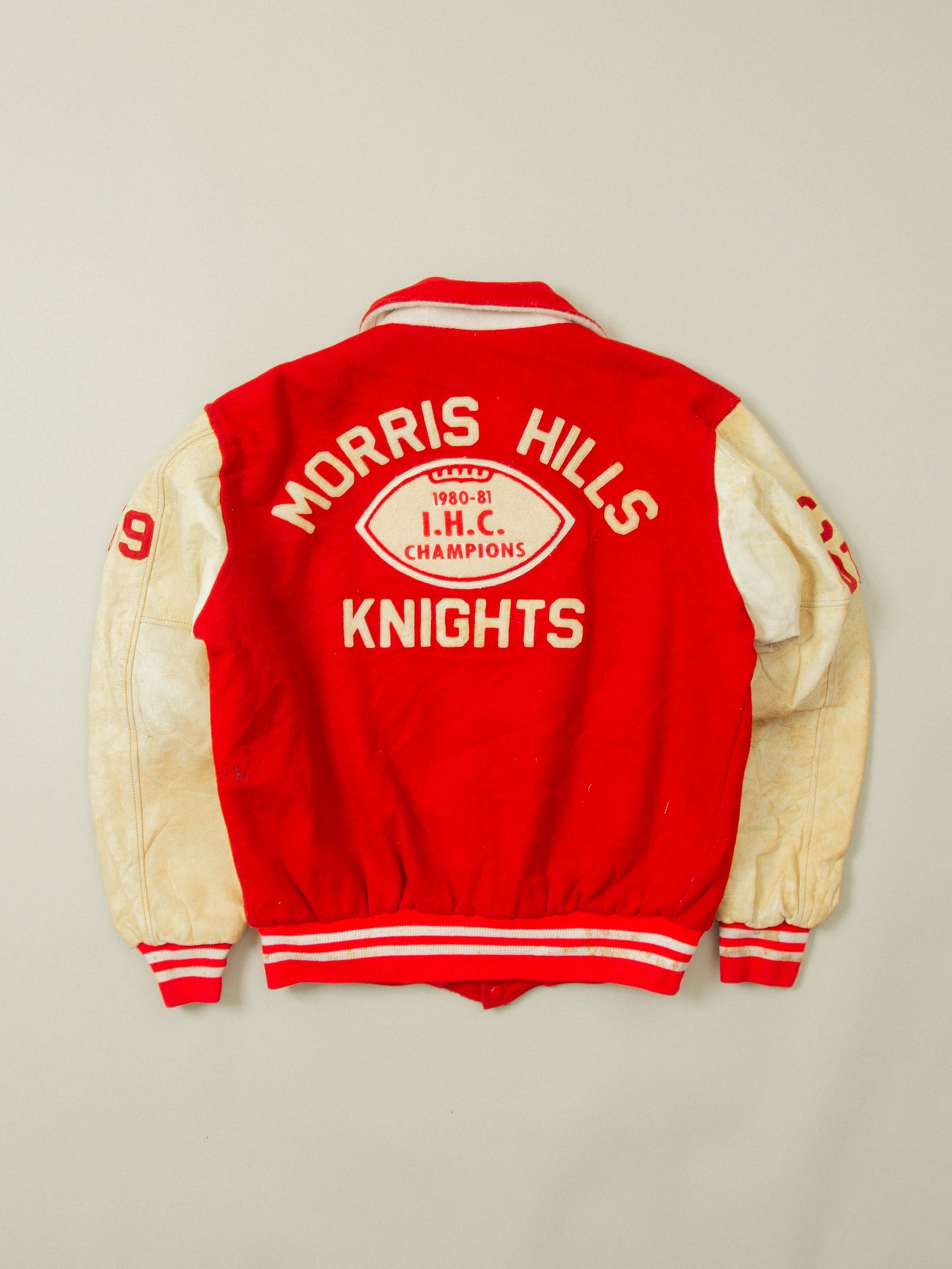 Vtg 1980s Morris Hills Varsity Jacket - Made in USA (M/L)