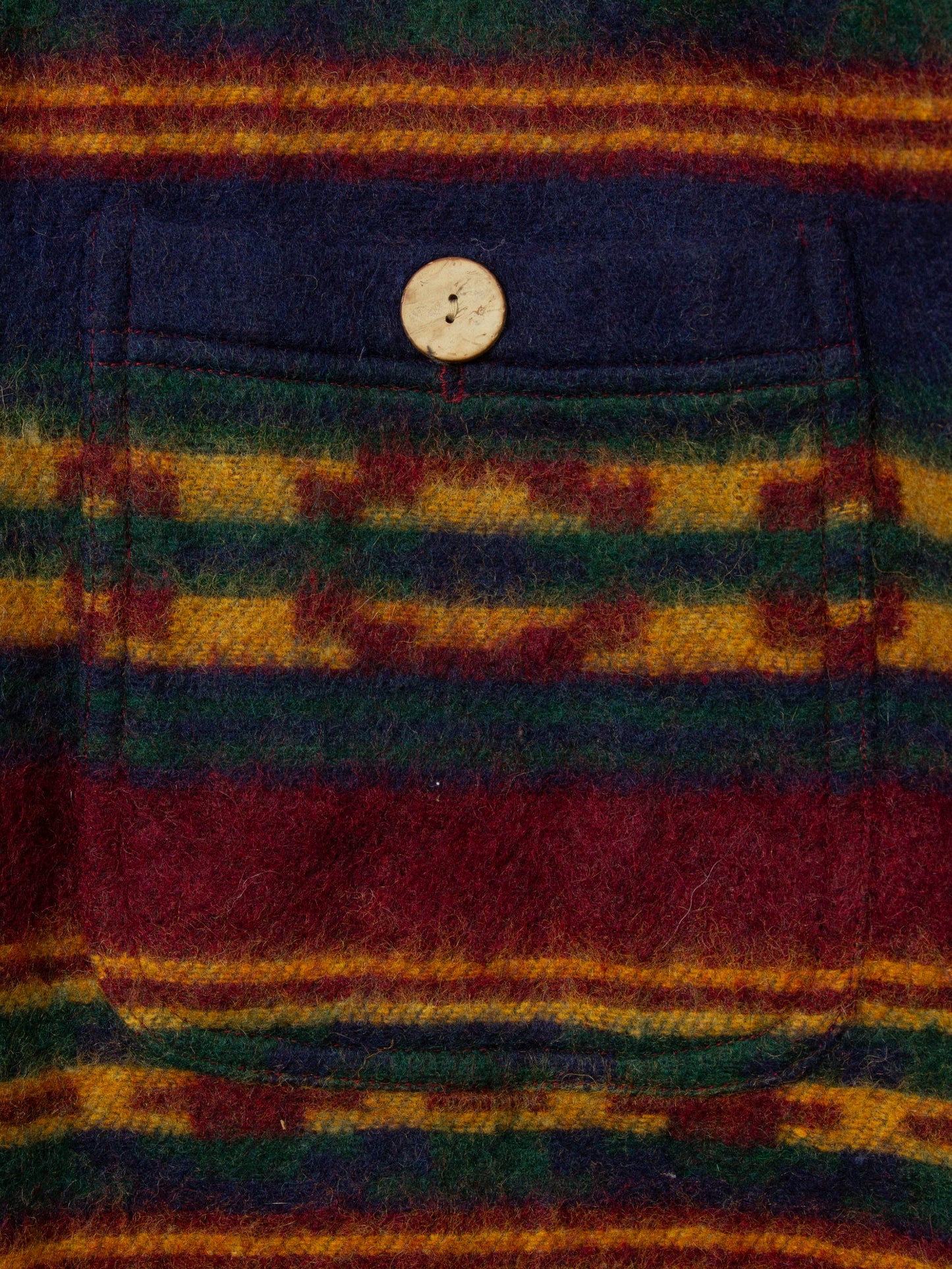 Vtg 1980s Goouch Wool Shirt (M)