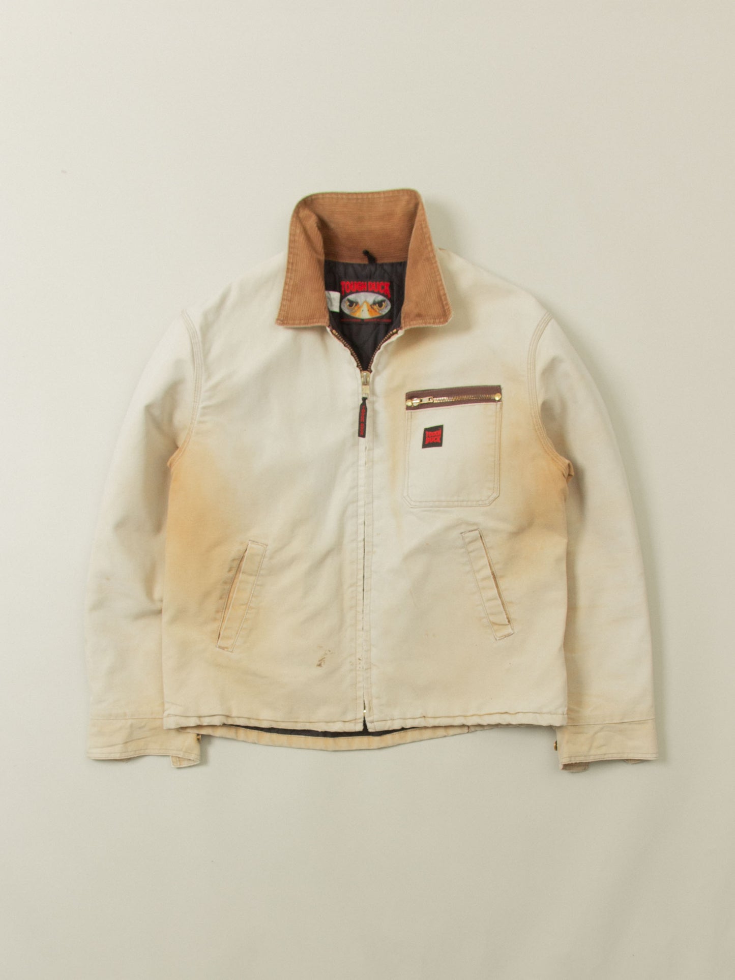 Vtg 1980s Tough Duck Canvas Work Jacket - Made in Canada (L)