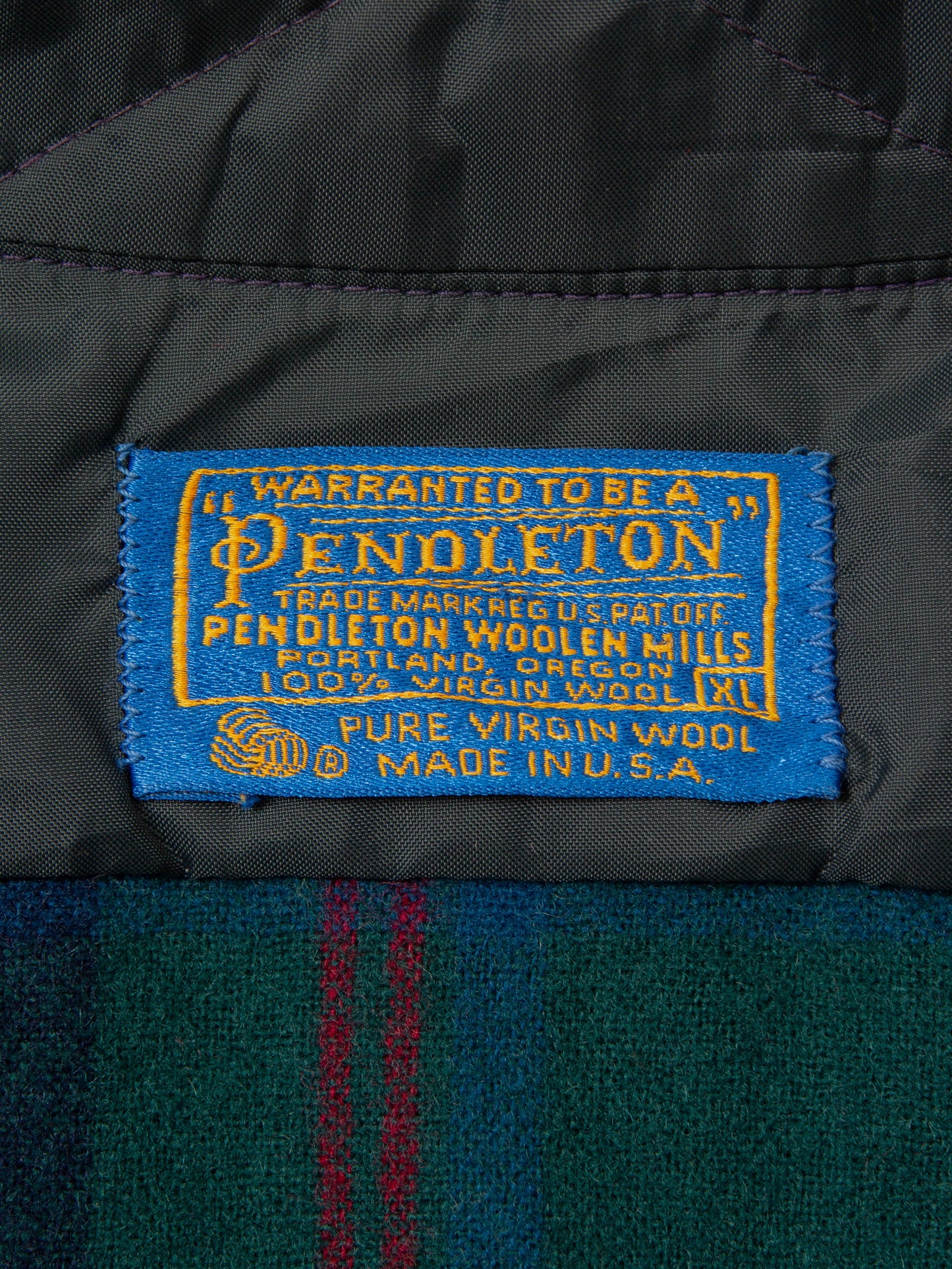 Vtg 1960s Pendleton Wool Shirt – Made in USA (L)