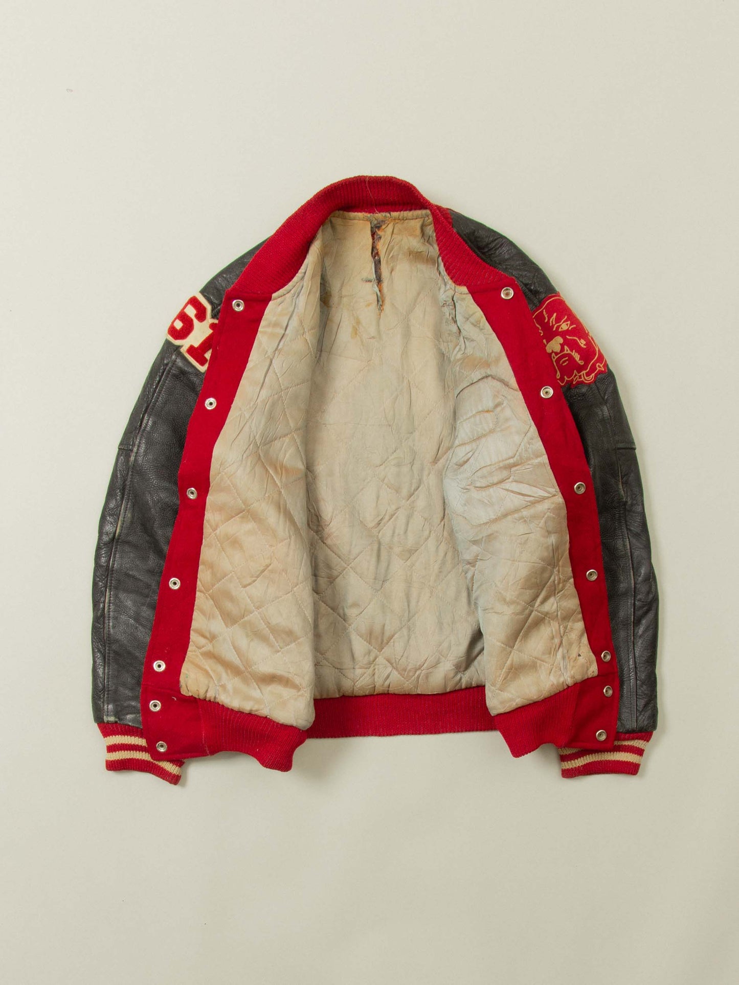 Vtg 1960s 'Bulldogs' Varsity College Jacket - Made in USA (S)