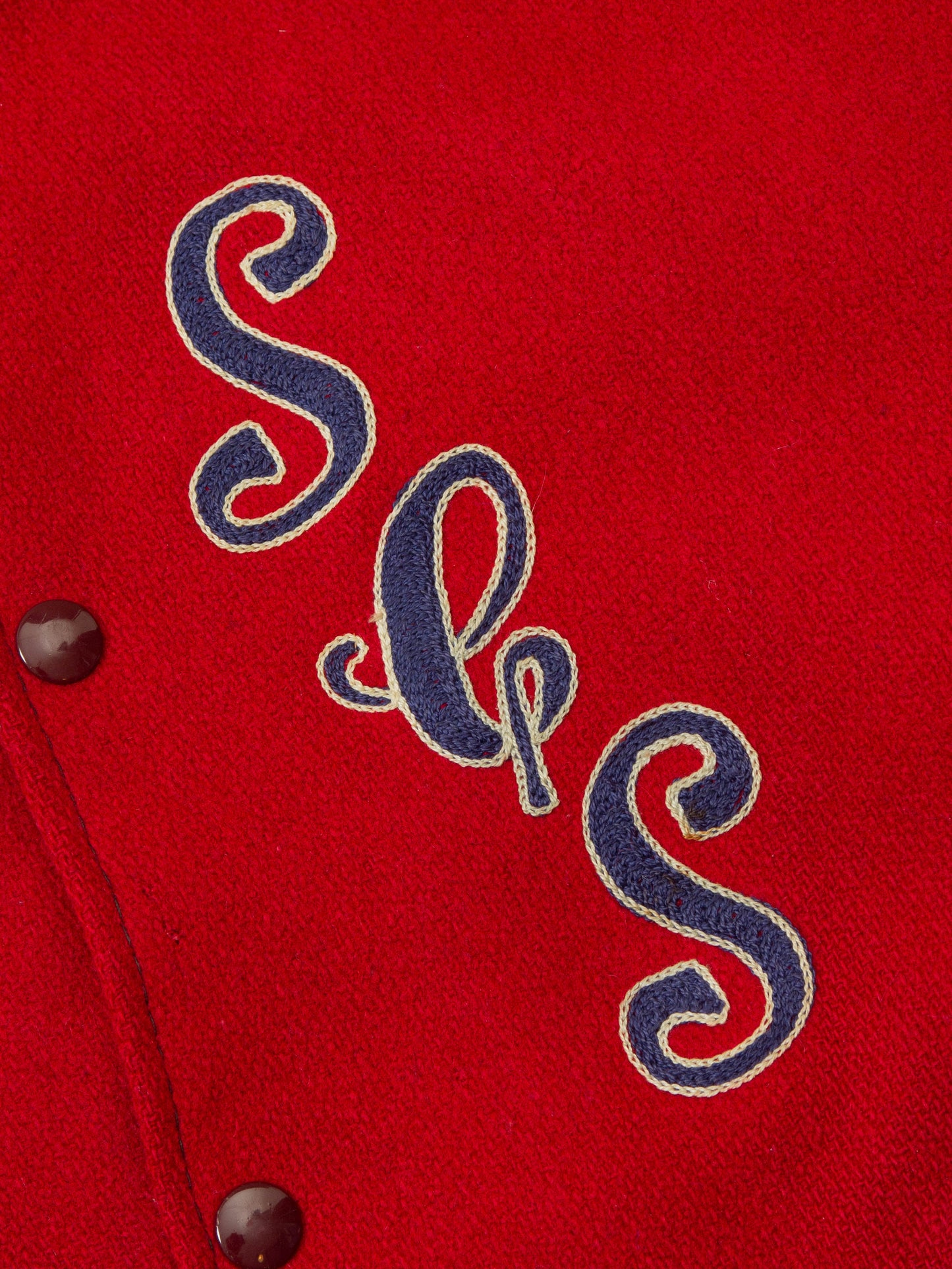 Vtg 1960s 'Modern Sport' Varsity Wool Jacket - Made in USA (M)