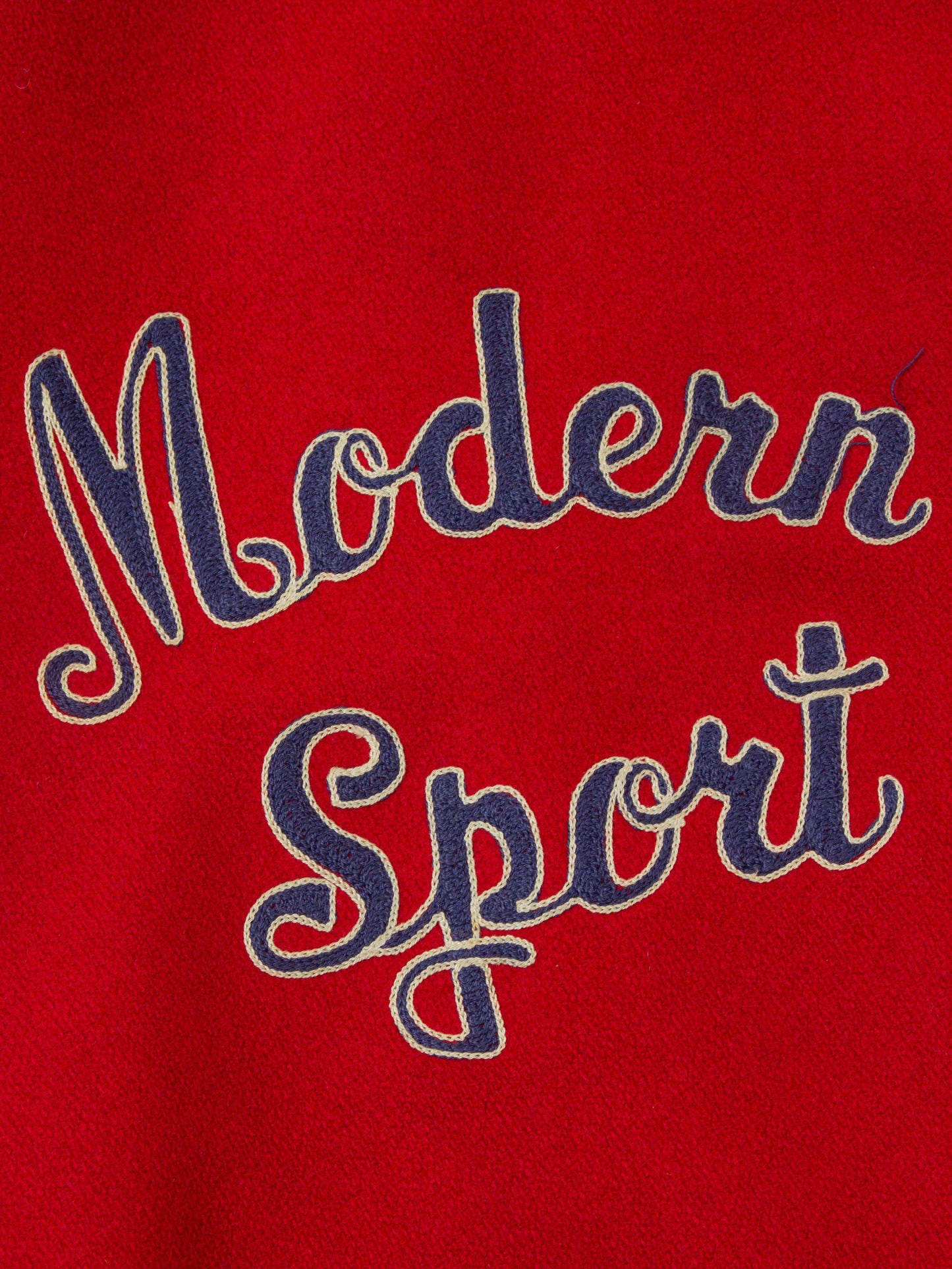 Vtg 1960s 'Modern Sport' Varsity Wool Jacket - Made in USA (M)
