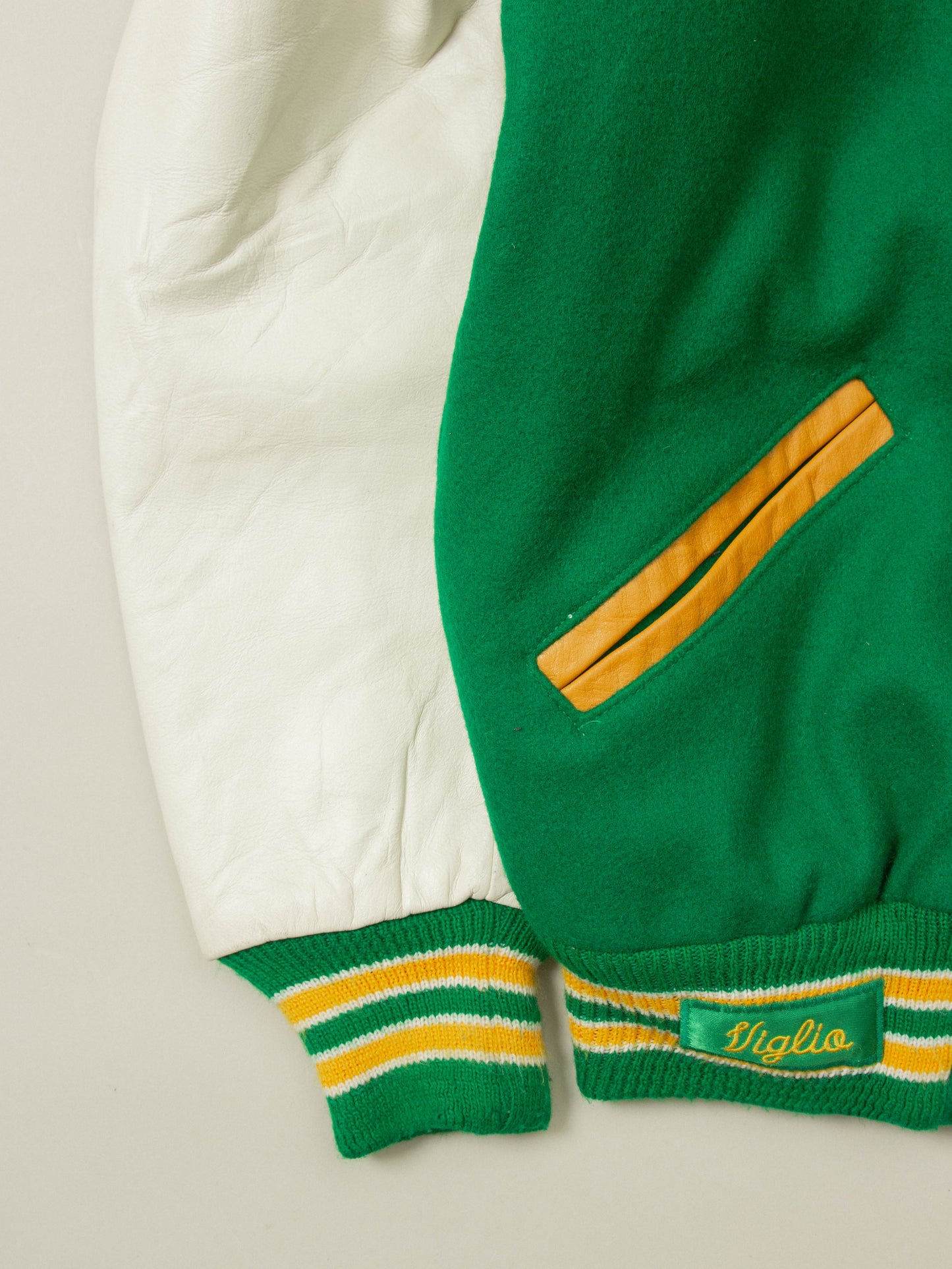 Fighting irish 'Youngstown' Varsity Wool Jacket (M)