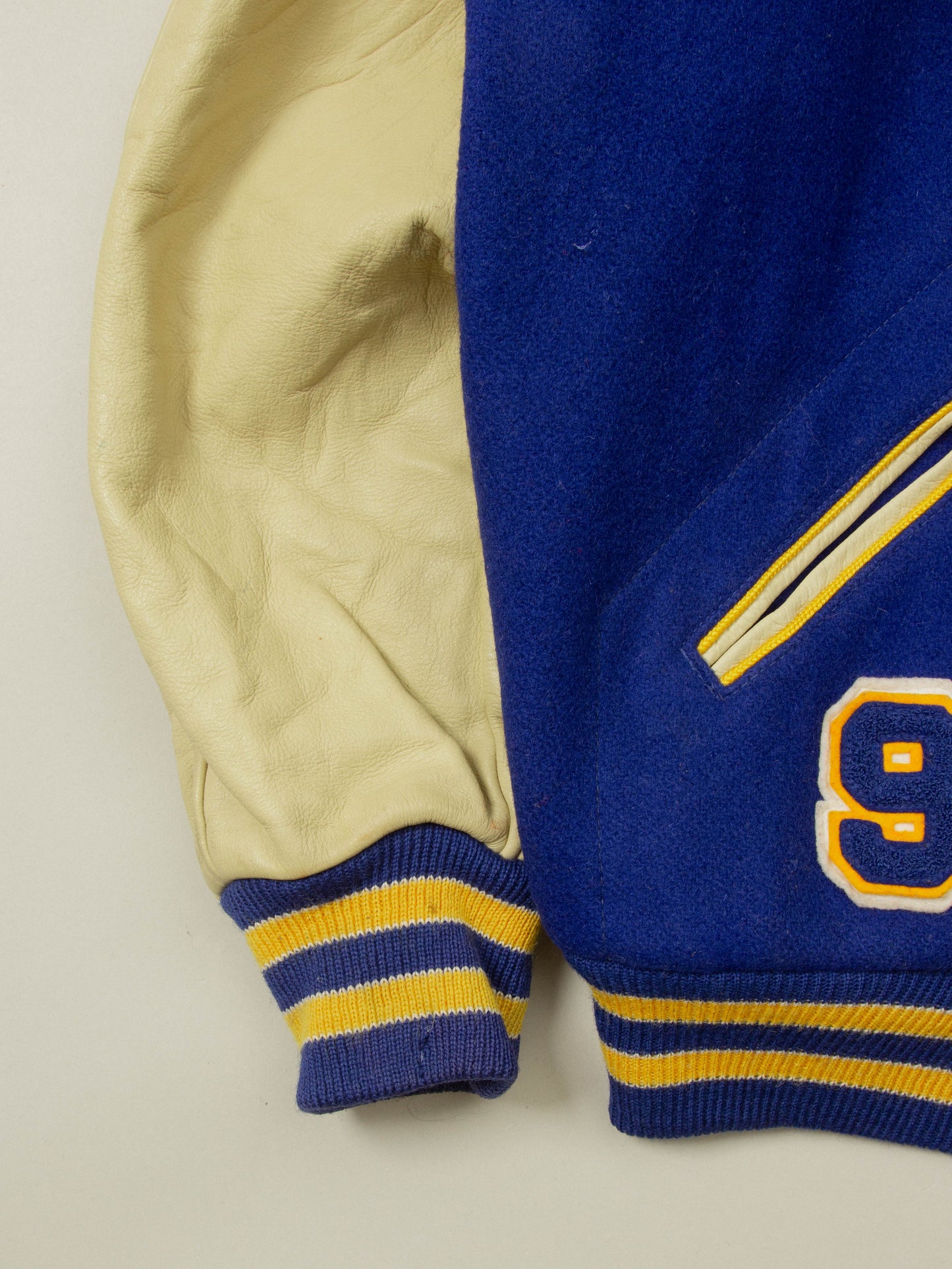 Vtg 1990s Varsity Wool Jacket – Made in USA (Women's XL)
