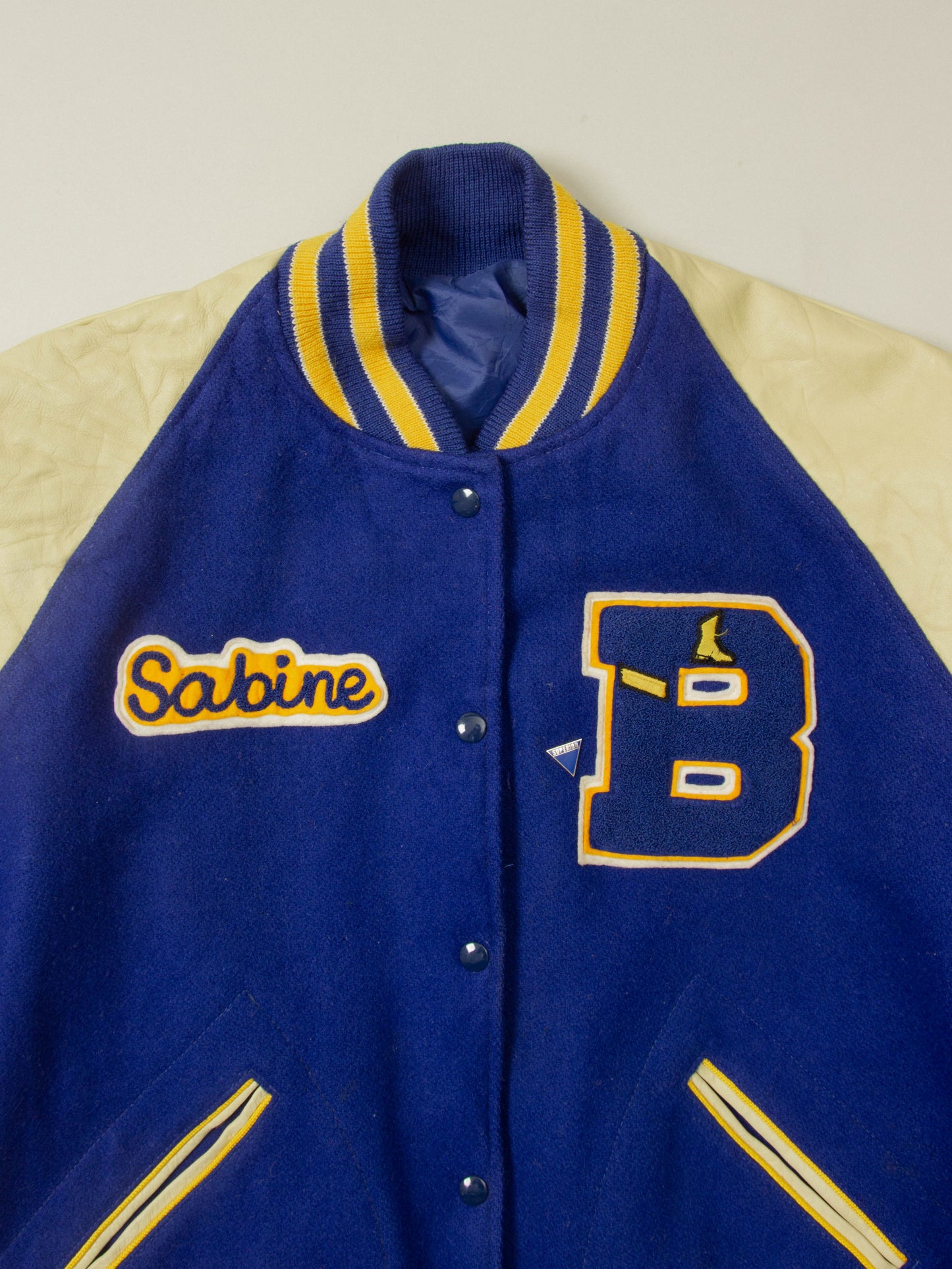 Vtg 1990s Varsity Wool Jacket – Made in USA (Women's XL)