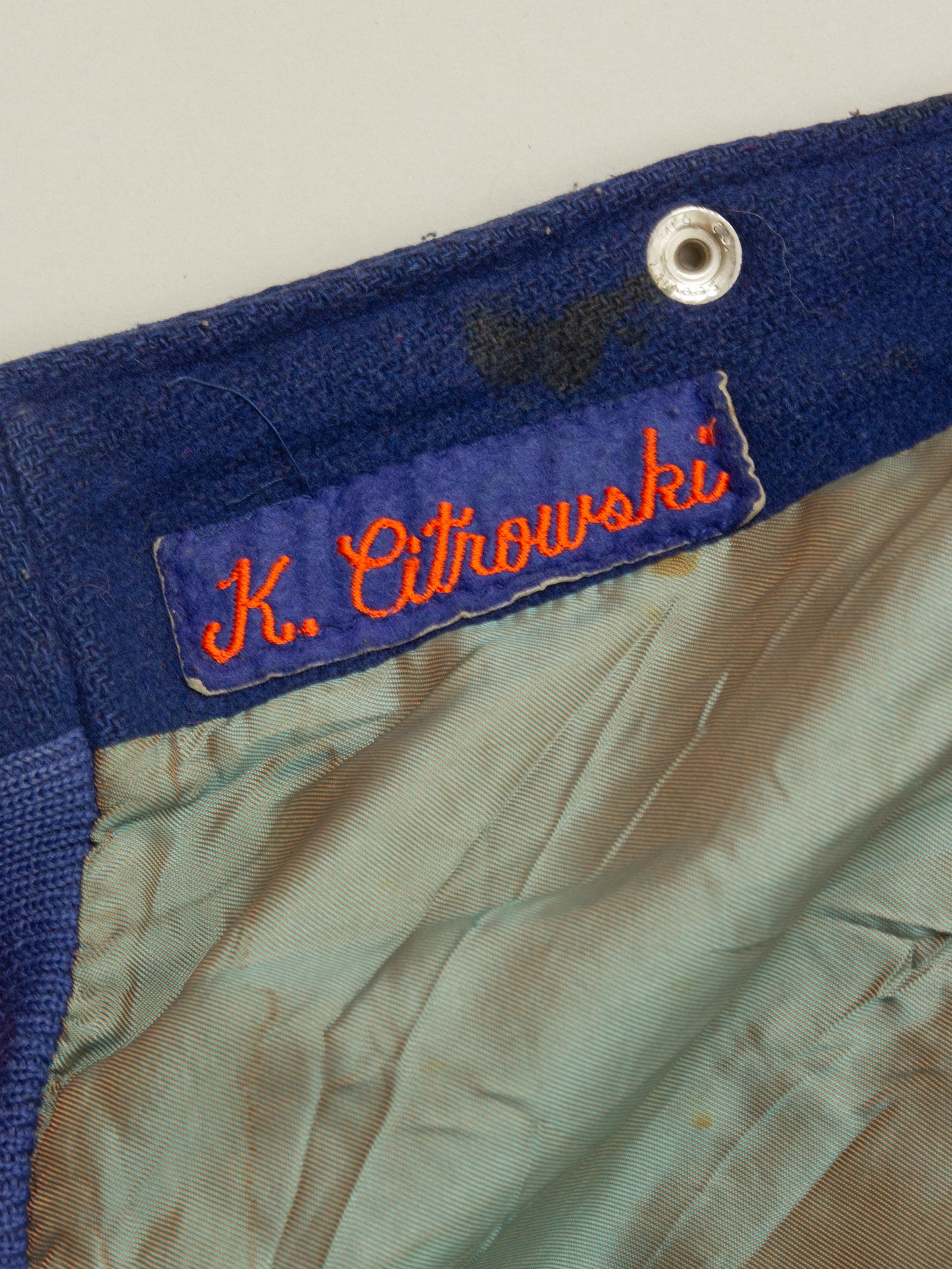Vtg 1960s Raglan Varsity Wool Jacket - Made in USA (M)