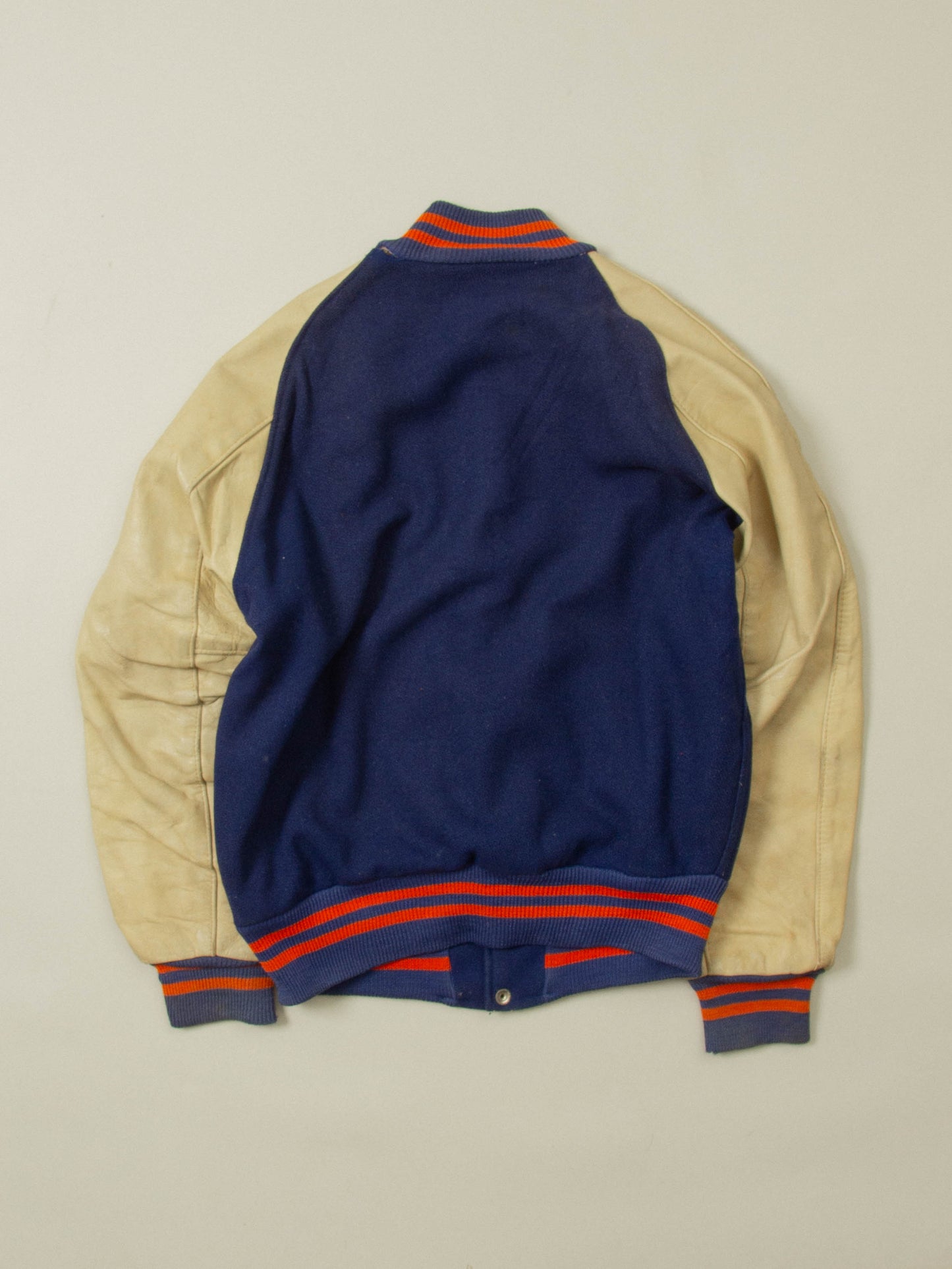 Vtg 1960s Raglan Varsity Wool Jacket - Made in USA (M)