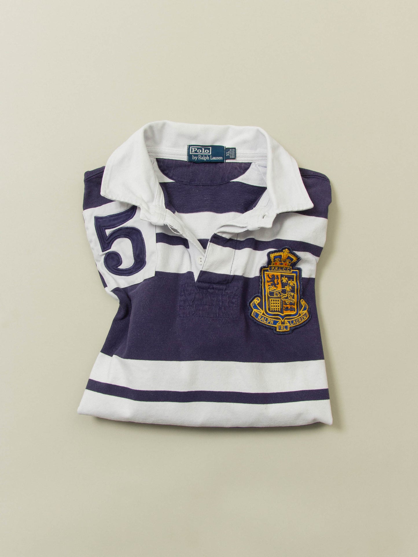 Vtg 1990s Ralph Lauren Rugby Shirt (L)