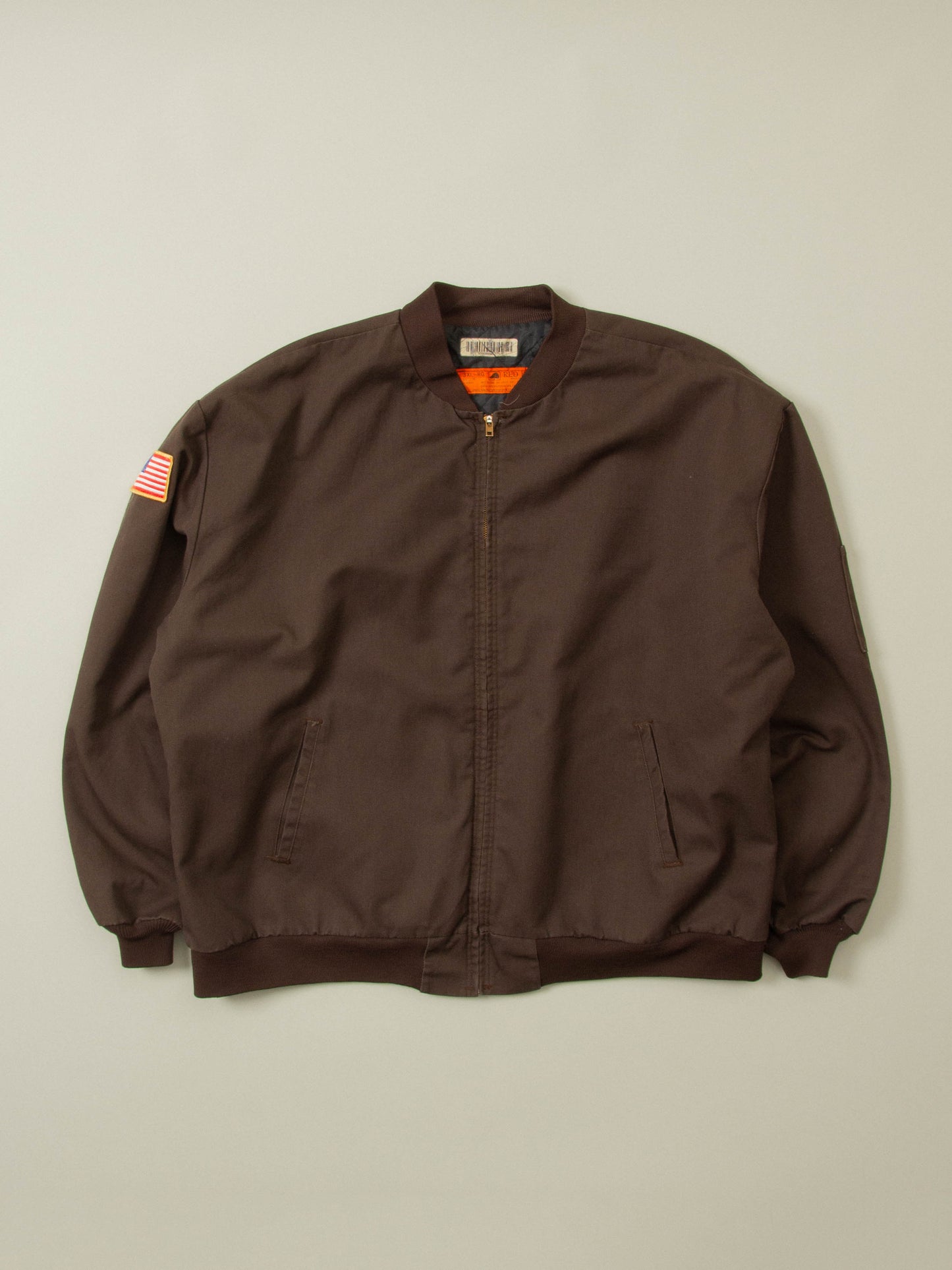 Vtg 1990s Workwear Bomber Jacket - Made in USA (XXL)