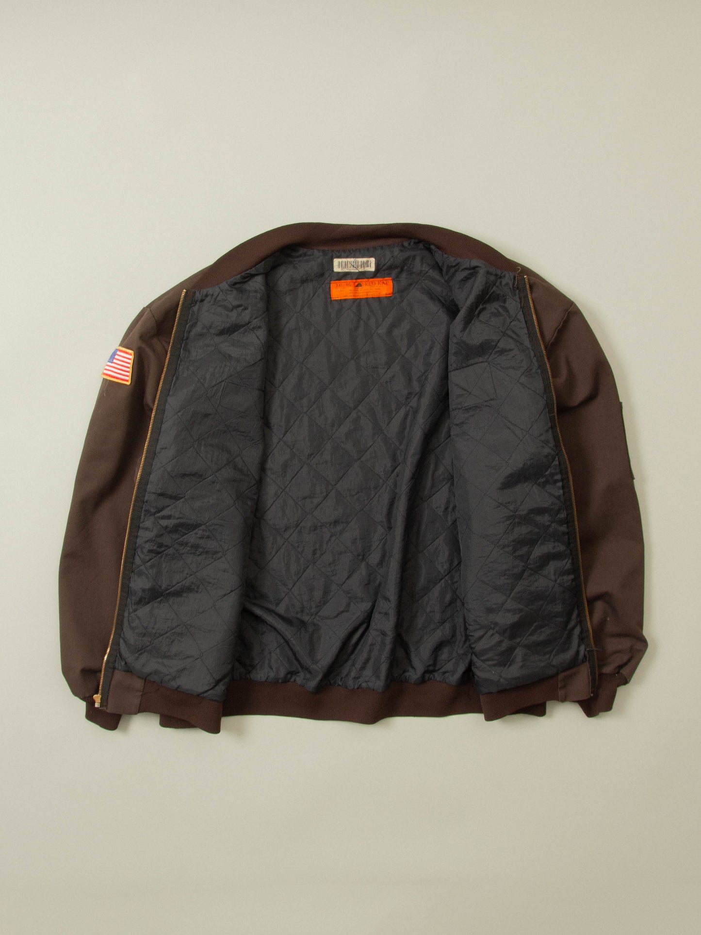 Vtg 1990s Workwear Bomber Jacket - Made in USA (XXL)