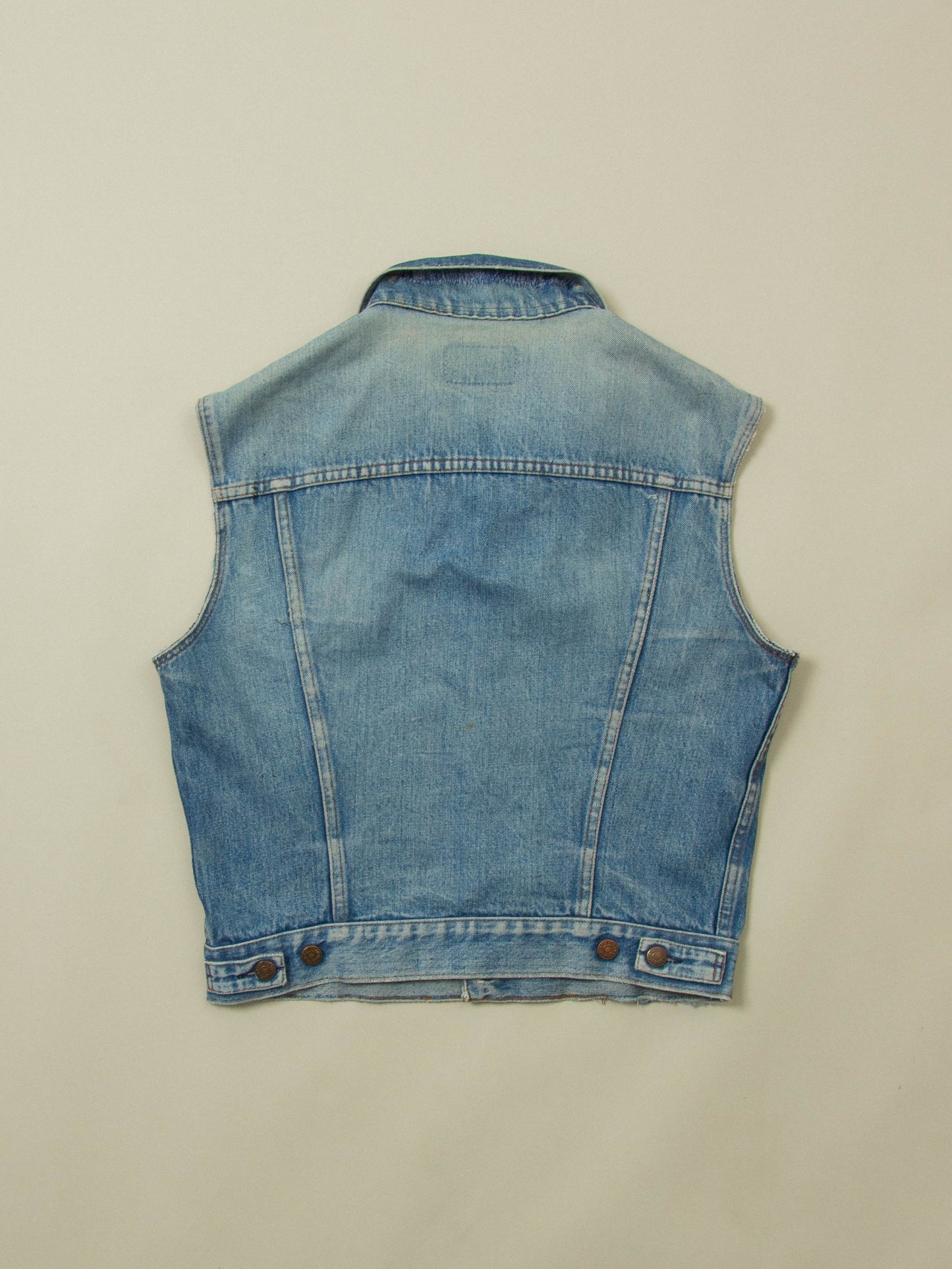 Vtg 1970s Levi's 'Metallica' Denim Vest (M)