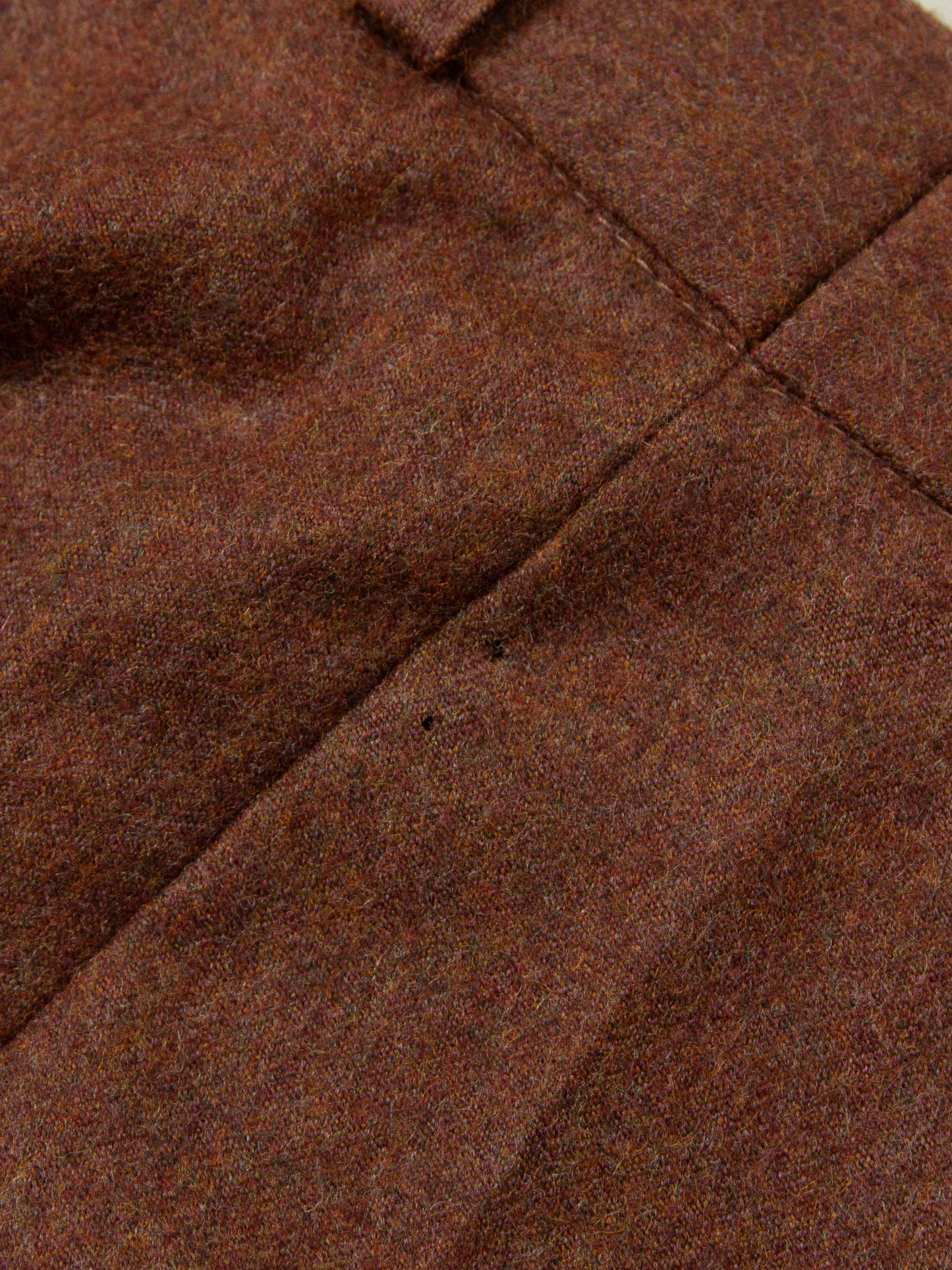 Vtg Pleated Wool Dress Trousers (32x31)