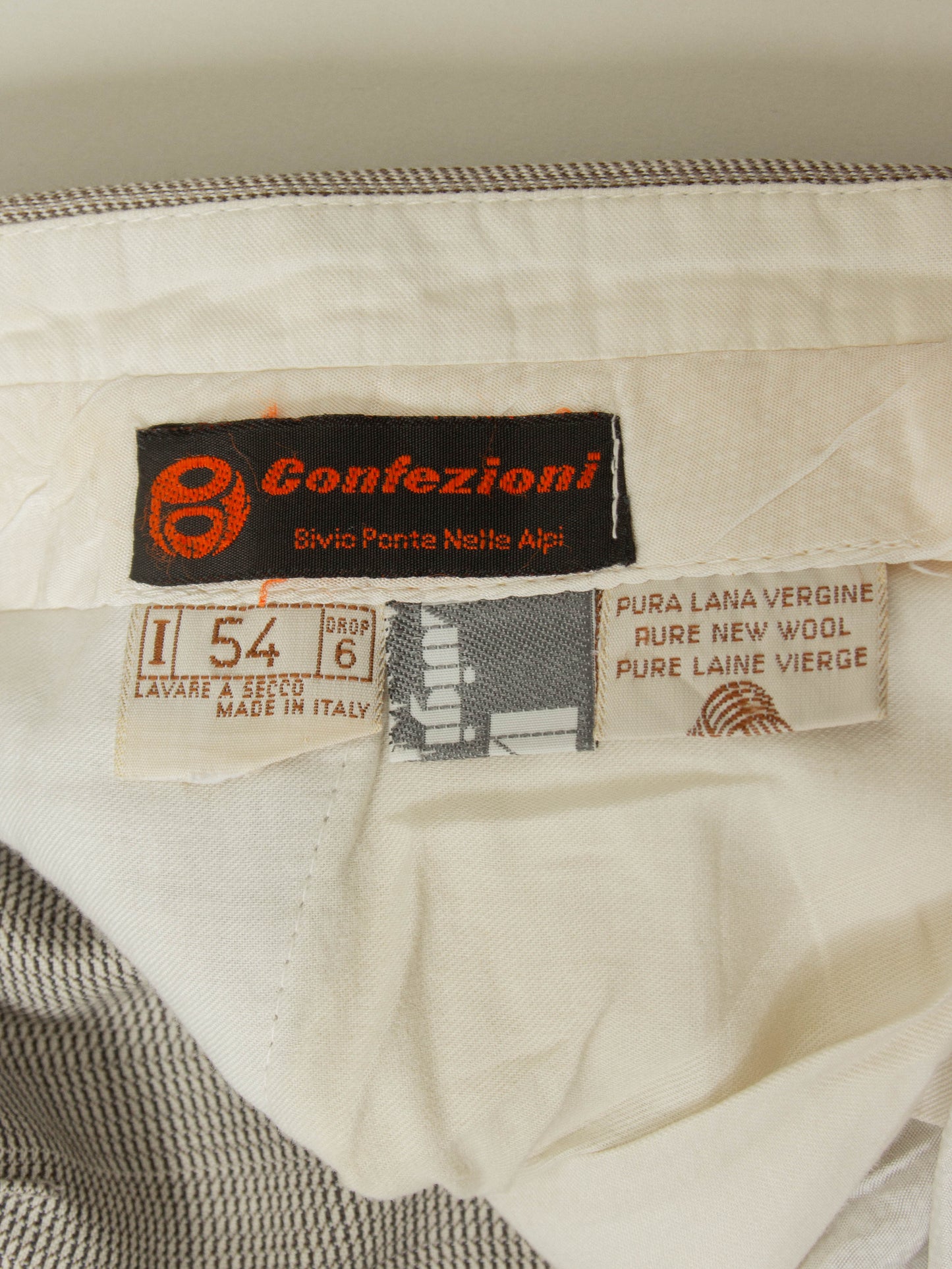 Vtg Pleated HBT Wool Dress Trousers - Made in Italy (38x30)