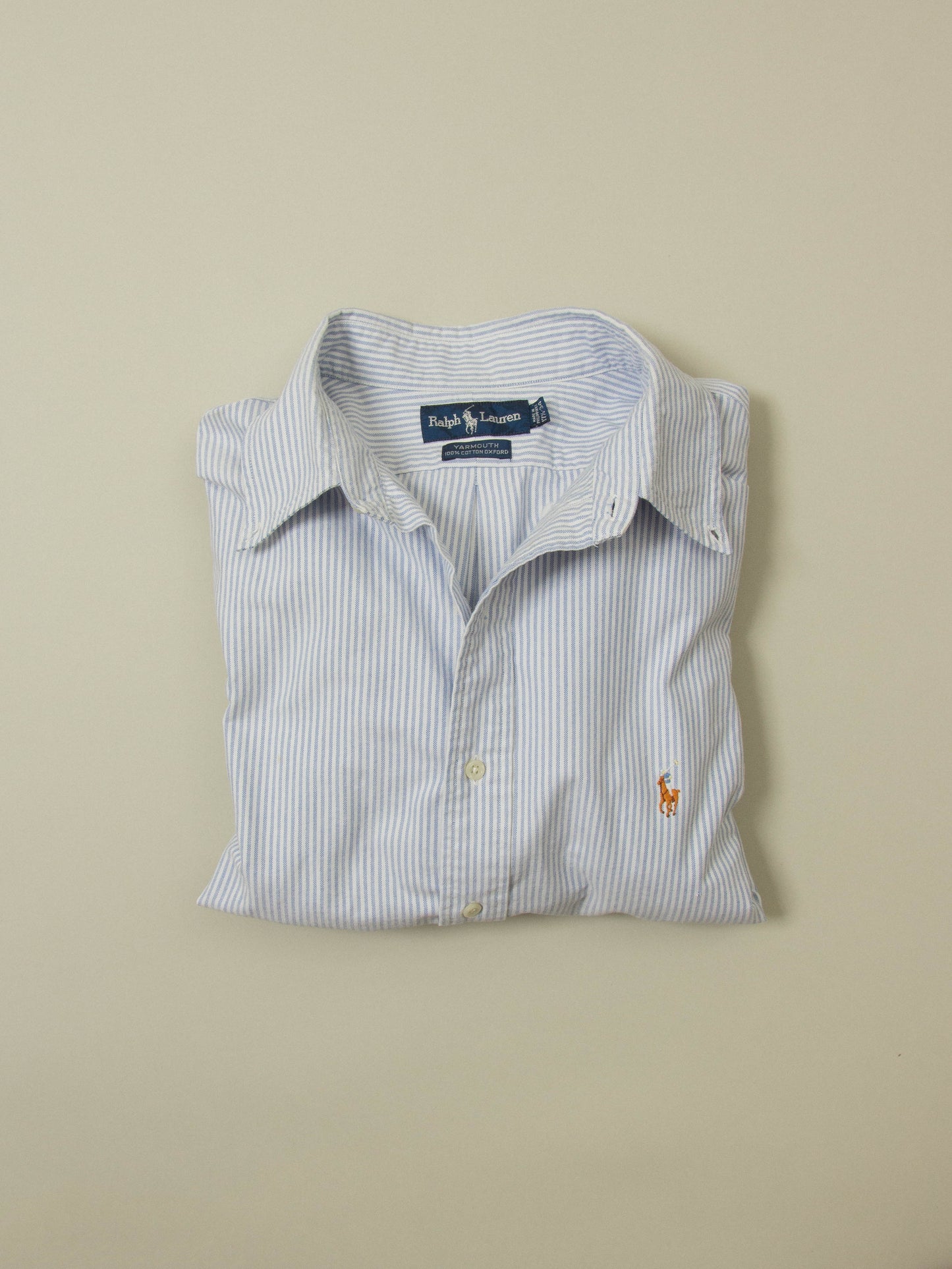 Vtg 1990s Striped Ralph Lauren Shirt (XL)