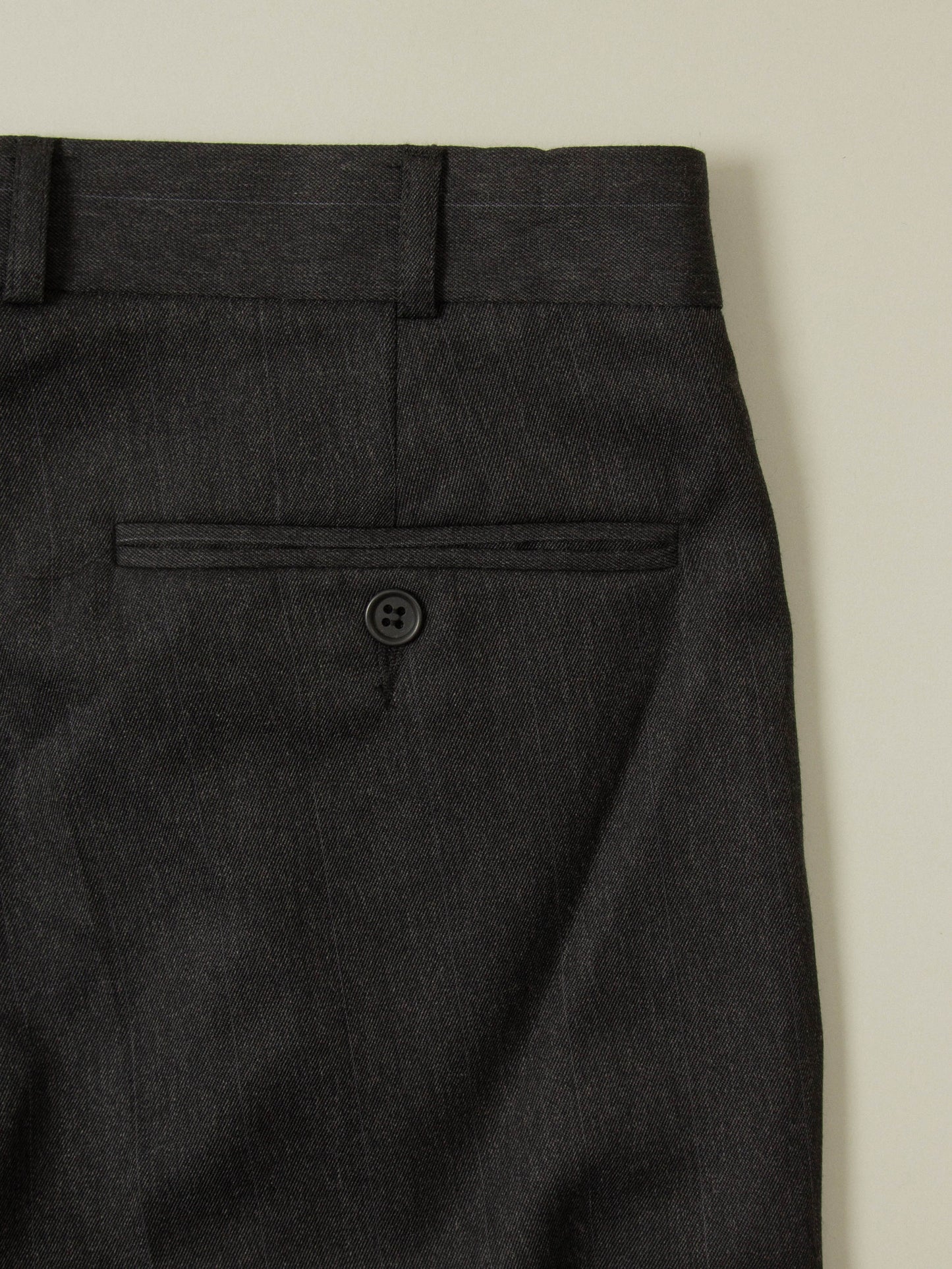 Vtg Pleated Wool Dress Trousers (34x33)