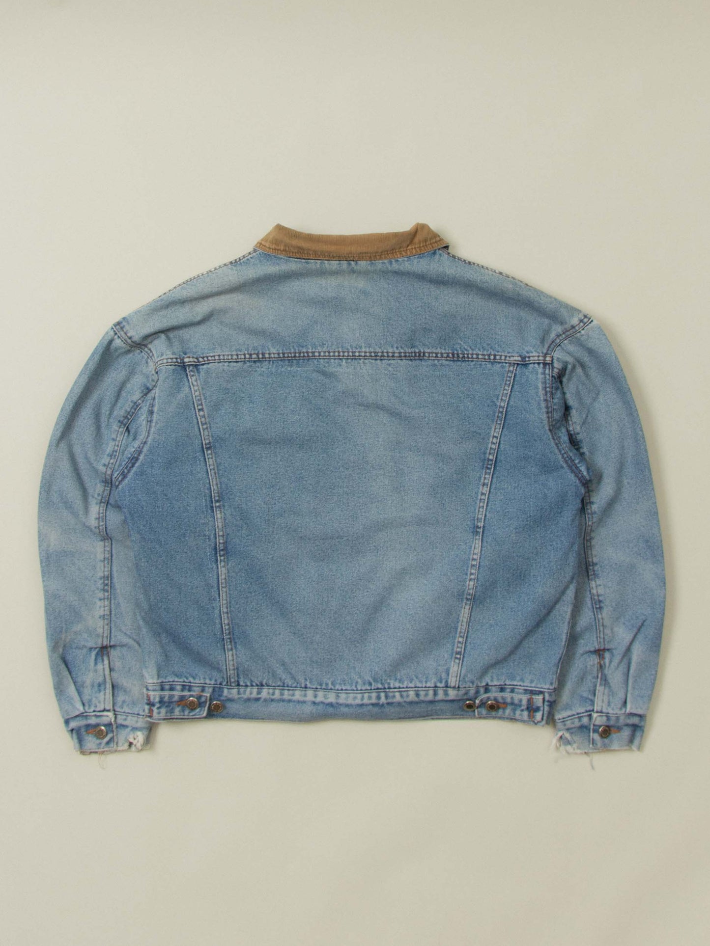 Vtg 1990s Lined Wrangler Denim Jacket (L)
