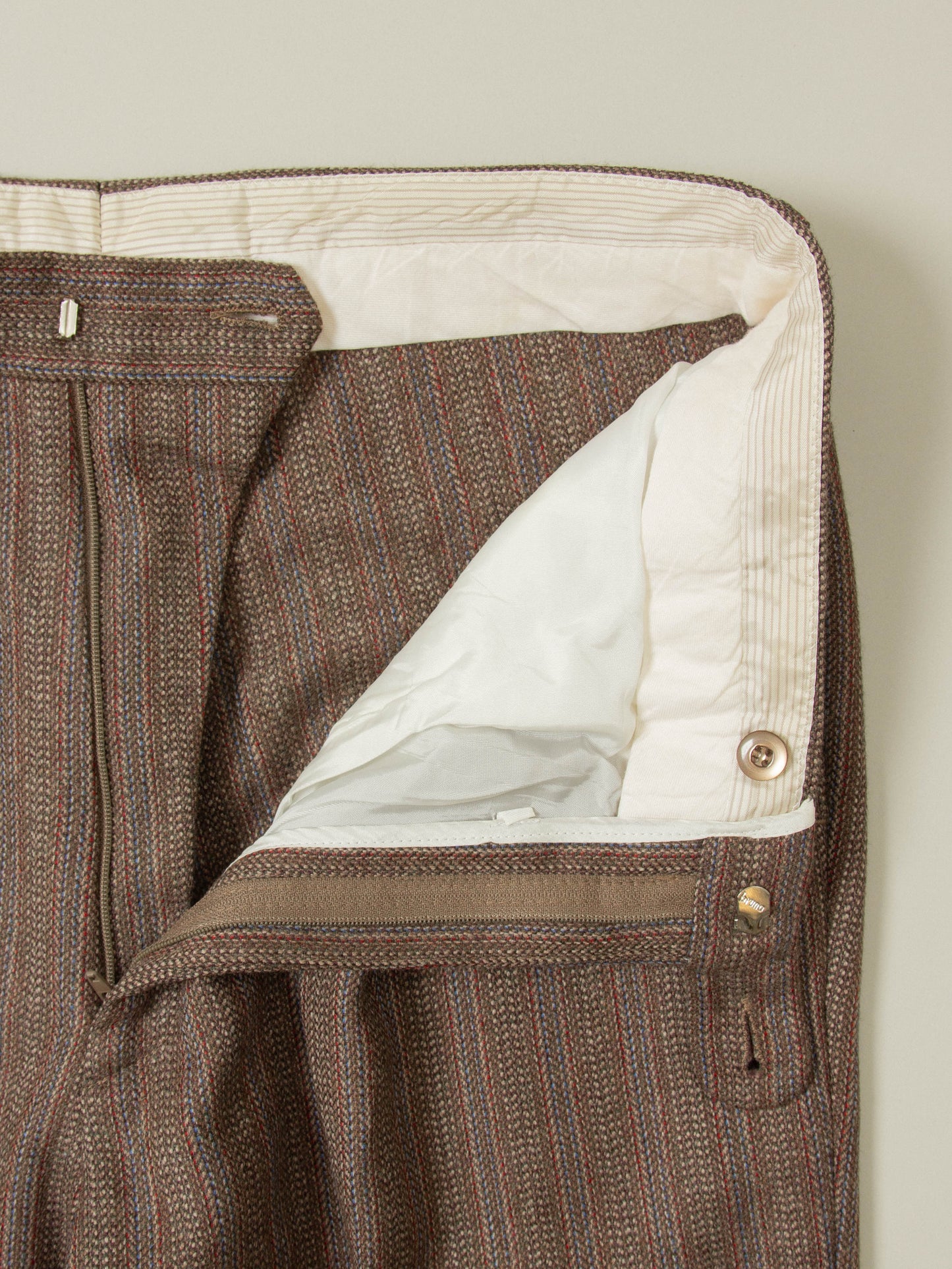 Vtg Pleated Wool Dress Trousers (30x31)