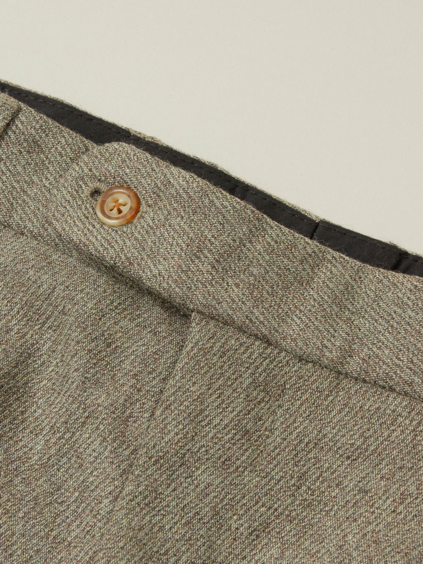 Vtg Pleated Wool Dress Trousers (32x32)