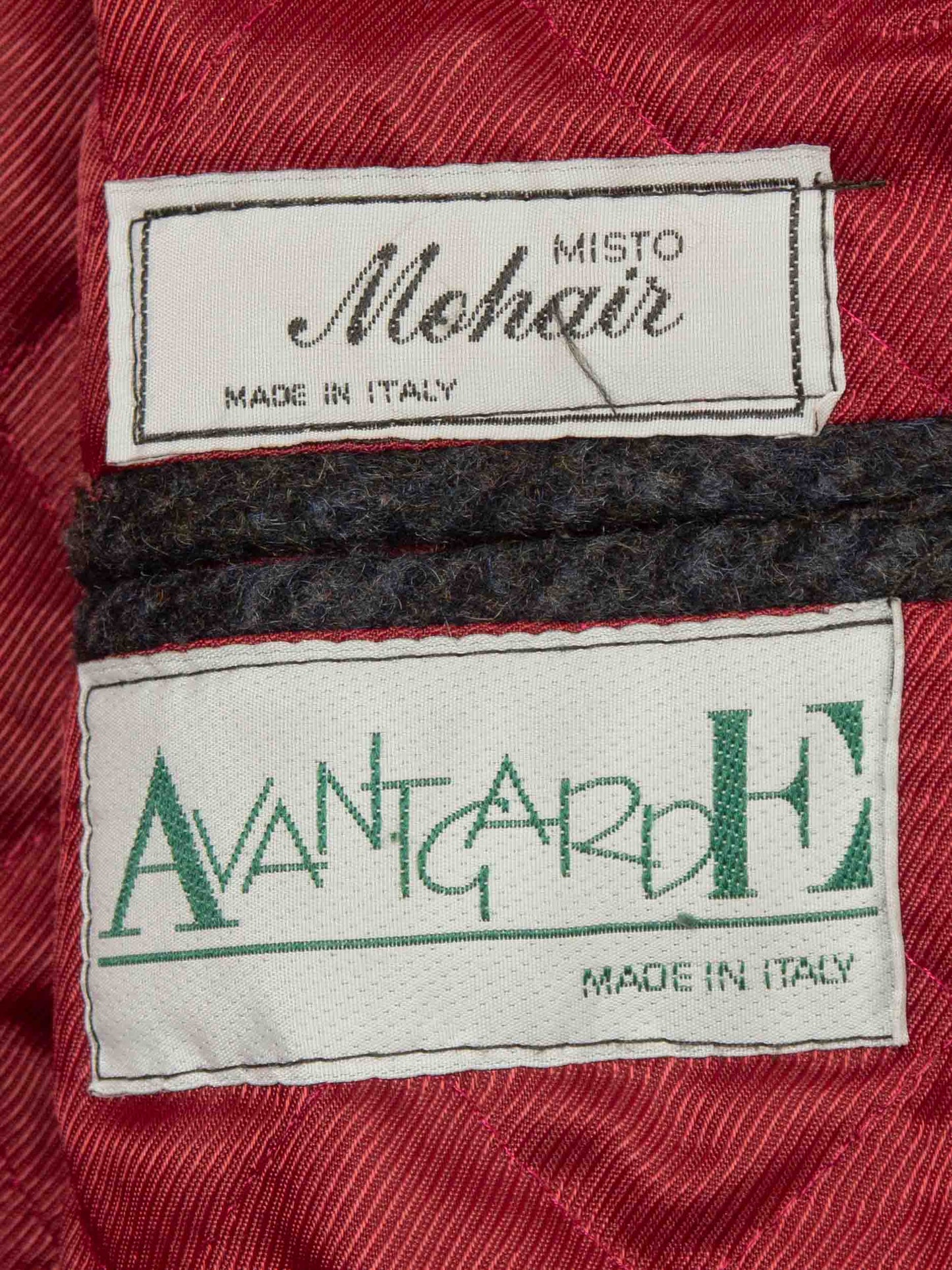 Vtg HBT Raglan Misto Mohair Coat - Made in Italy (L)