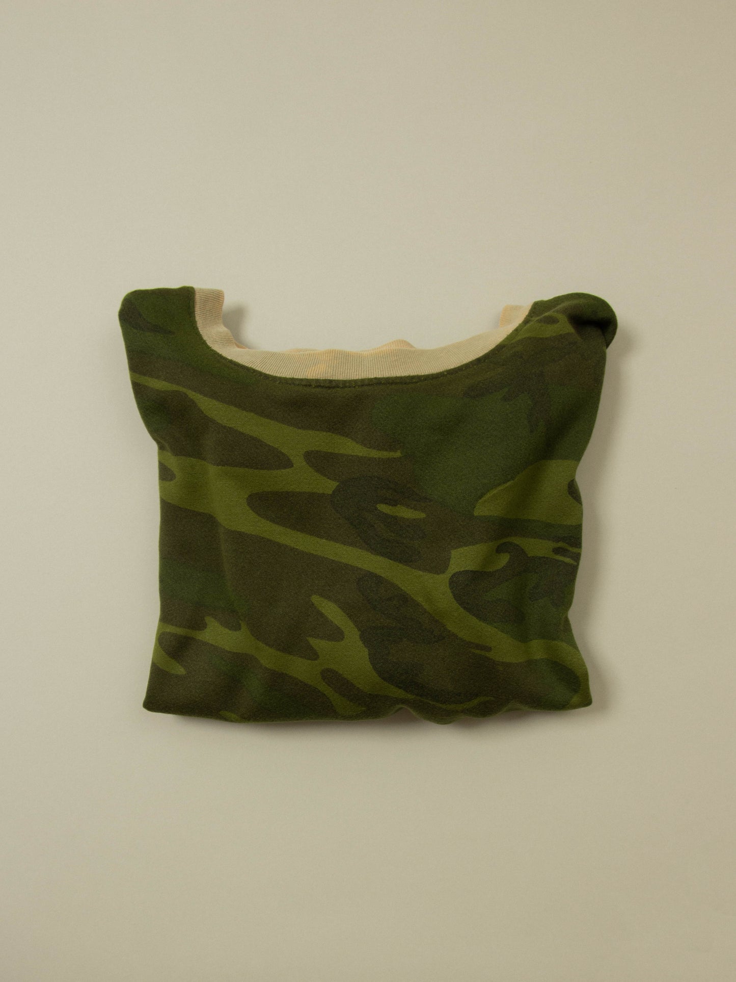 Vtg 1970s Camo Sweatshirt - Made in USA (L)