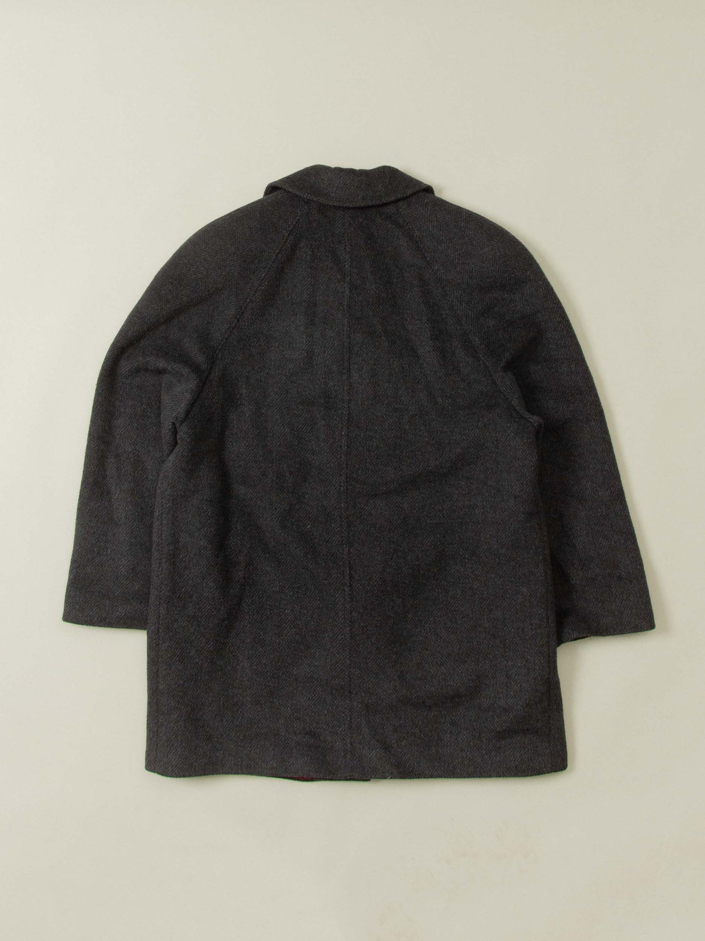 Vtg HBT Raglan Misto Mohair Coat - Made in Italy (L)