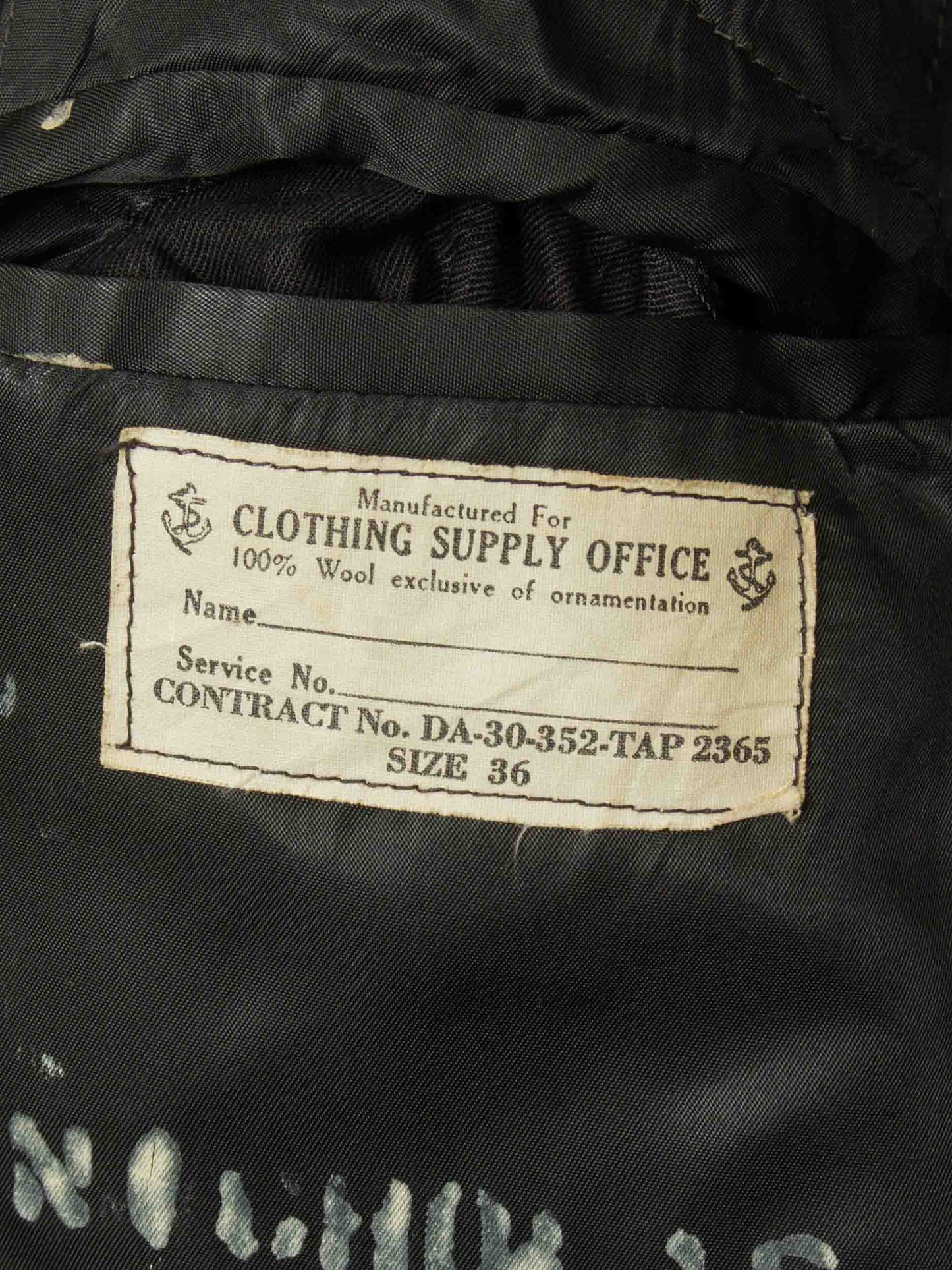 Vtg 1950s US Navy Wool Peacoat – Made in USA (S/M)