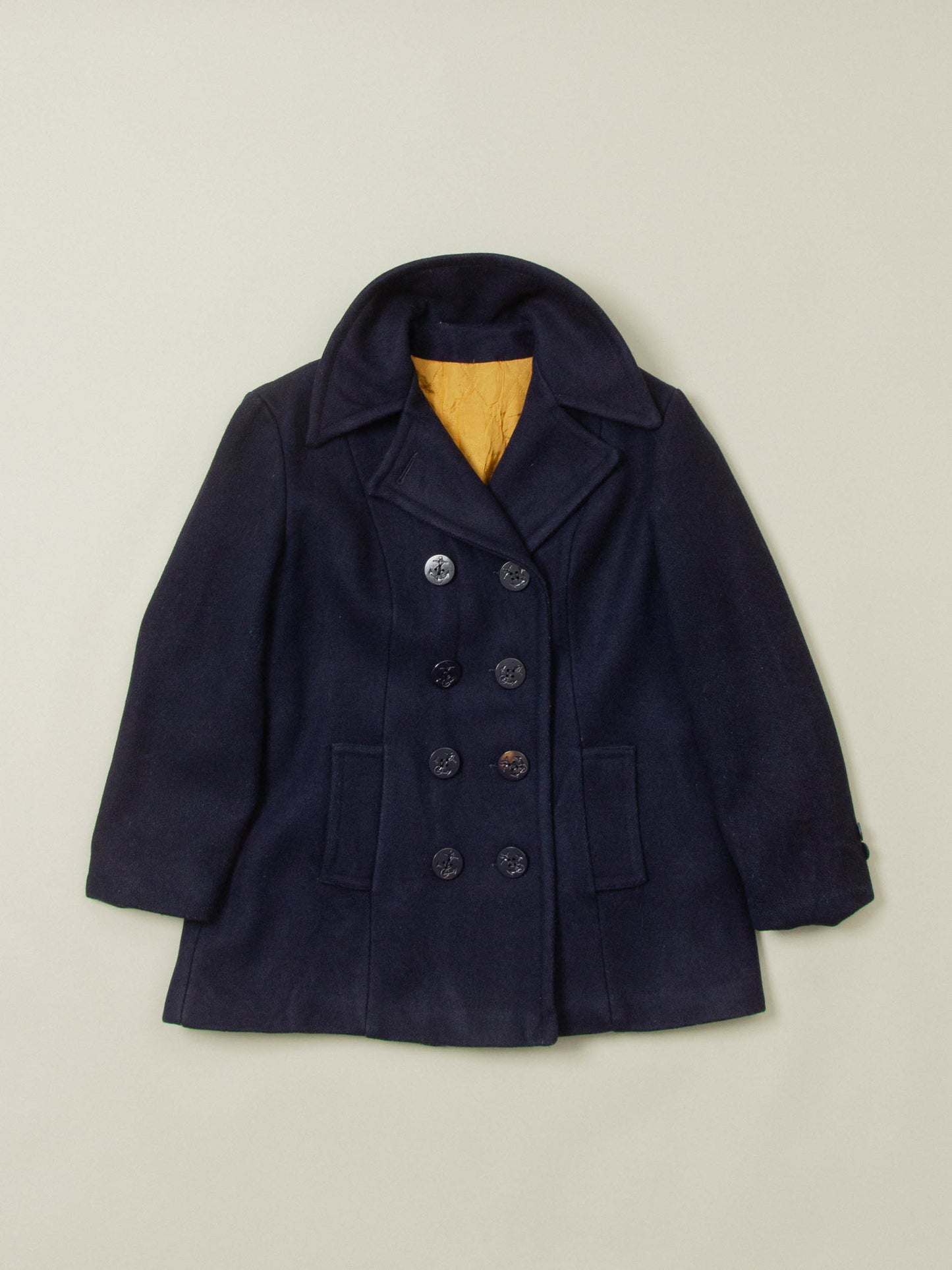 Vtg Wool Peacoat (Women's S)