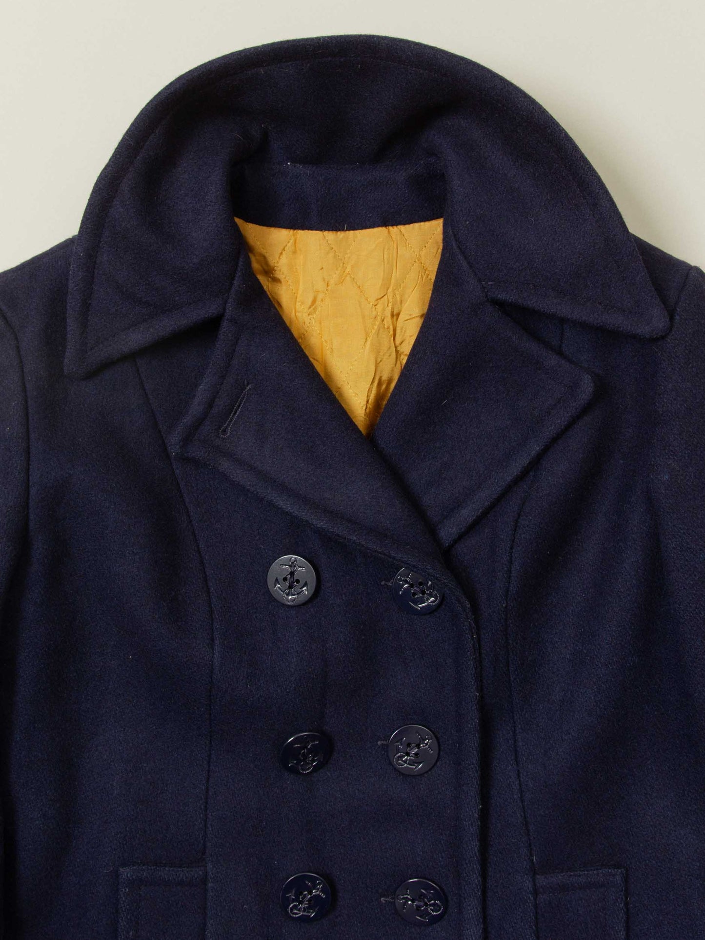 Vtg Wool Peacoat (Women's S)