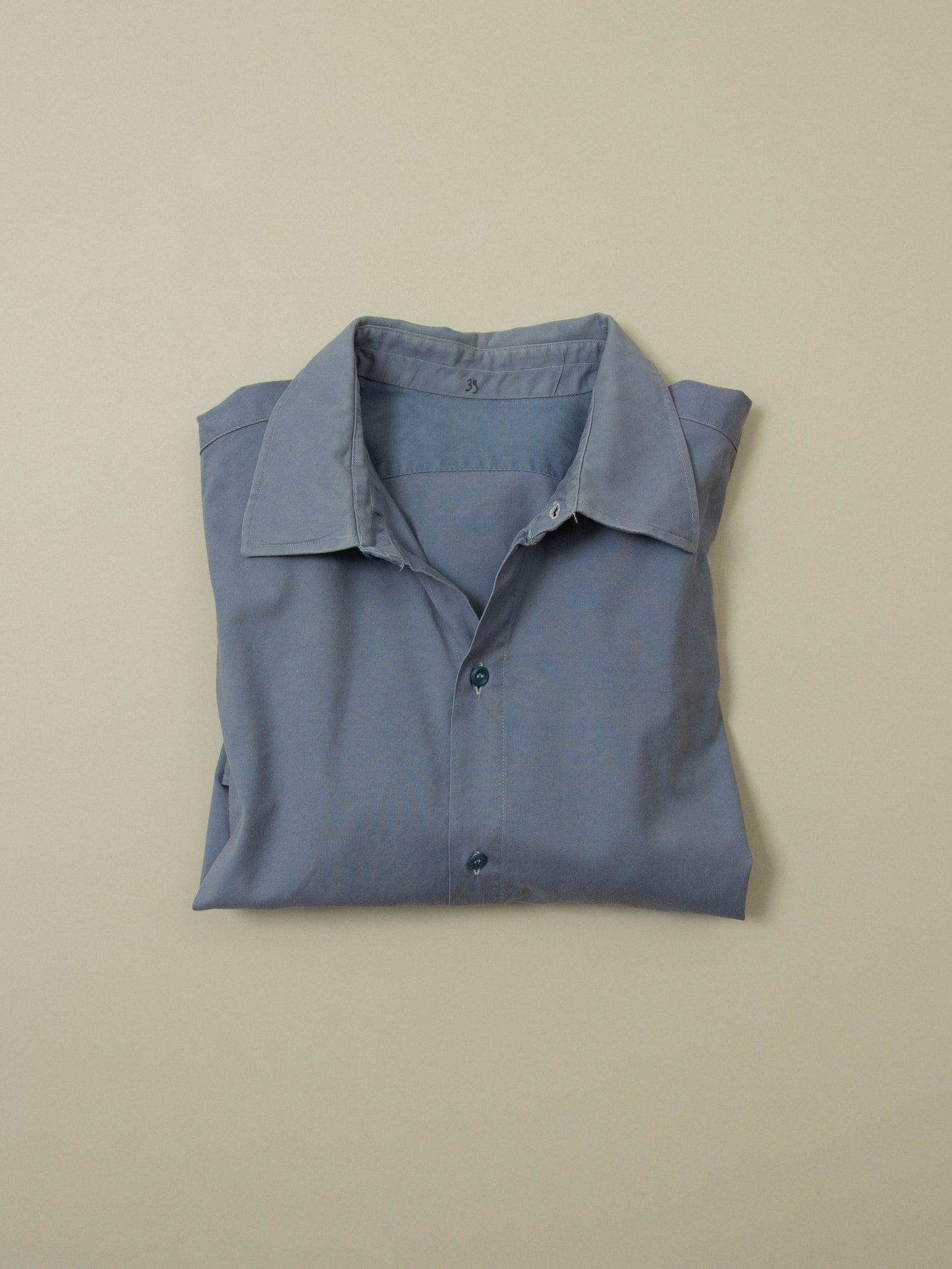 Vtg Swedish Military Workwear Shirt (L)