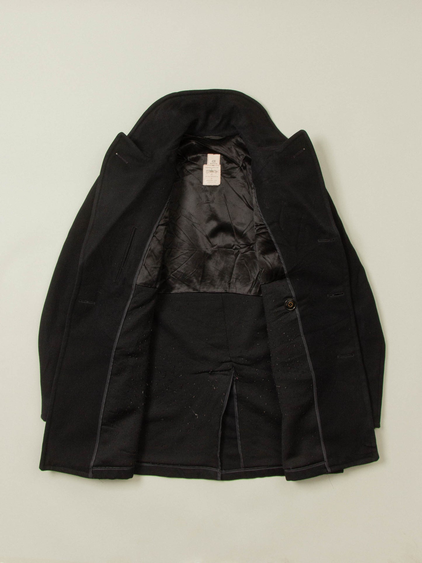 Vtg 1990s US Navy Wool Peacoat – Made in USA (L)