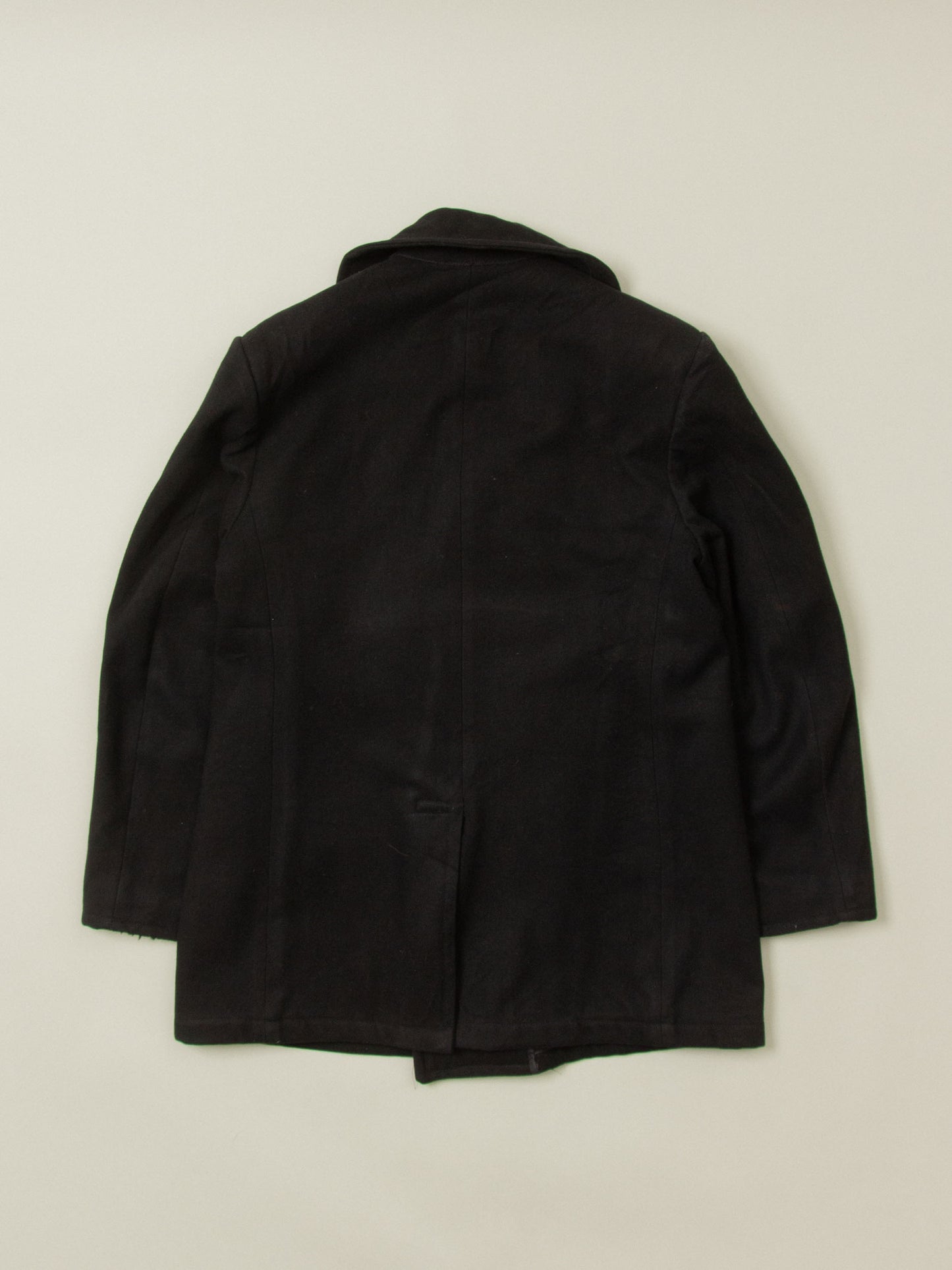 Vtg 1990s US Navy Wool Peacoat – Made in USA (L)