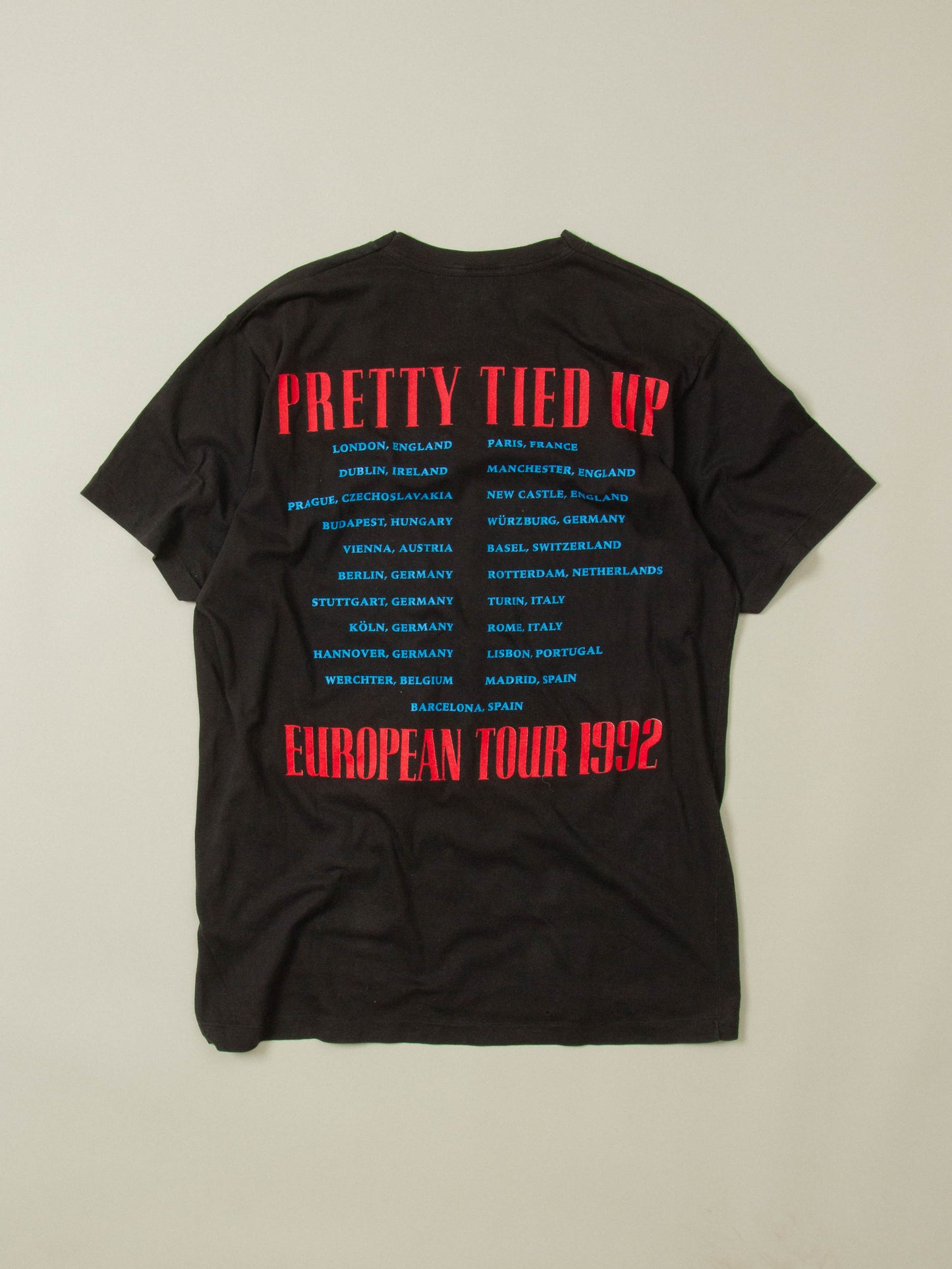 Vtg Rare 1992 'Pretty Tied Up' Guns N' Roses Tee (L)