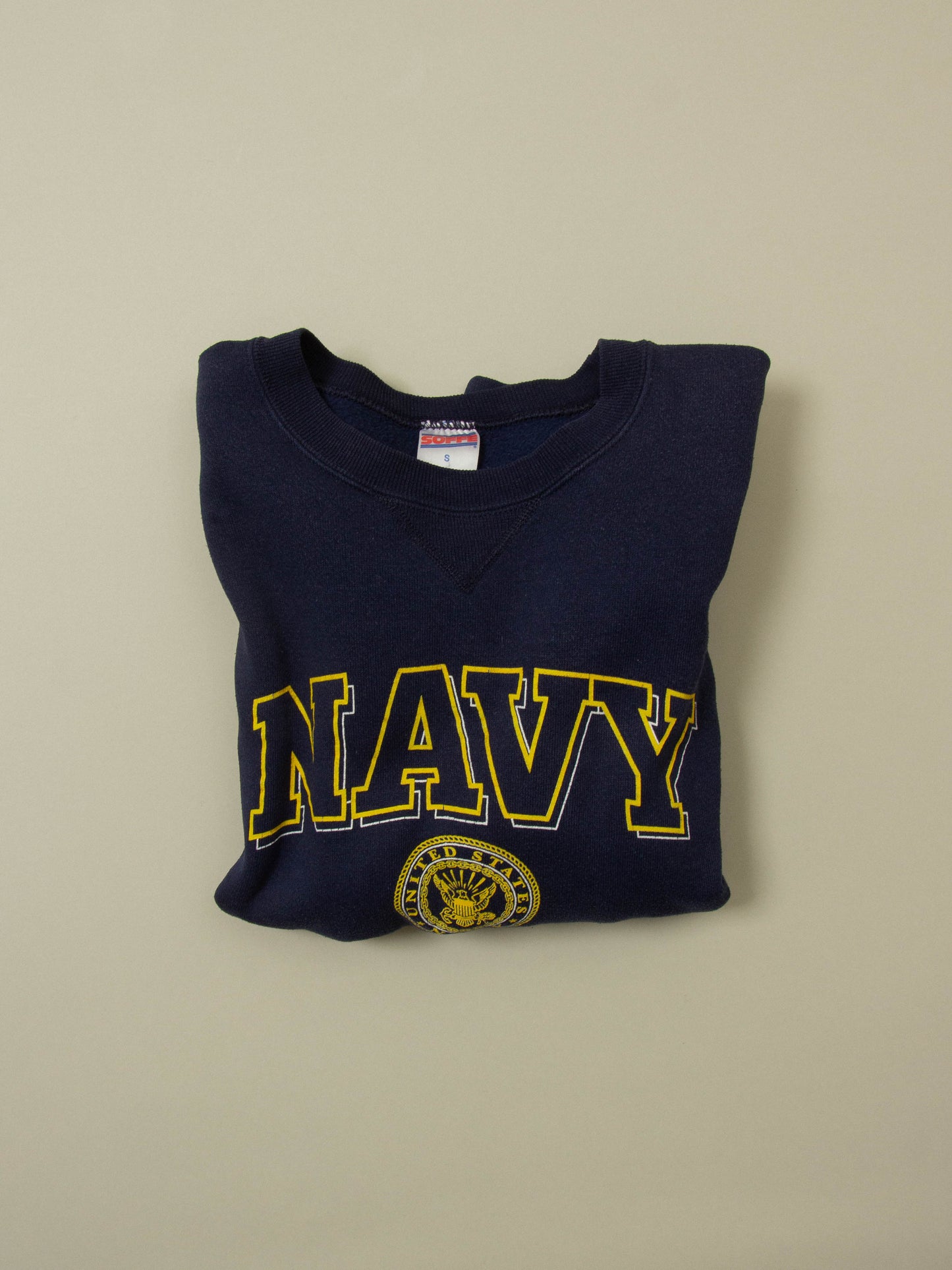 Vtg 1990s US Navy Sweatshirt - Made in USA (S/M)