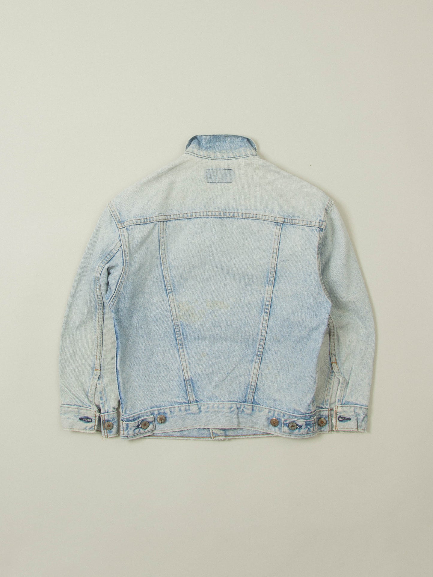 Vtg 1990s Levi's Denim Trucker Jacket - Made in USA (XS)