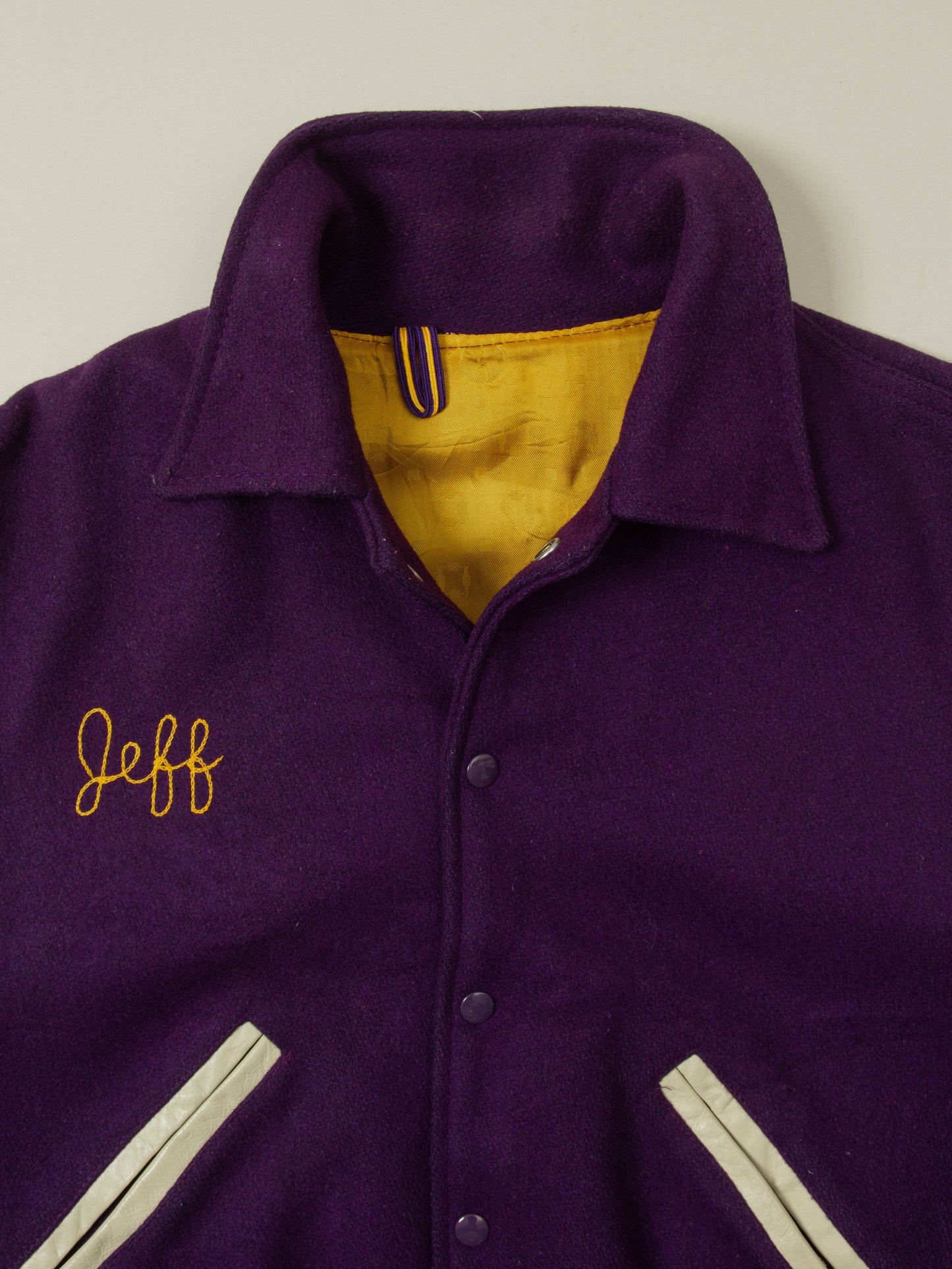 Vtg 1960s 'Denmark Vikings' Varsity Jacket - Made in USA (M)