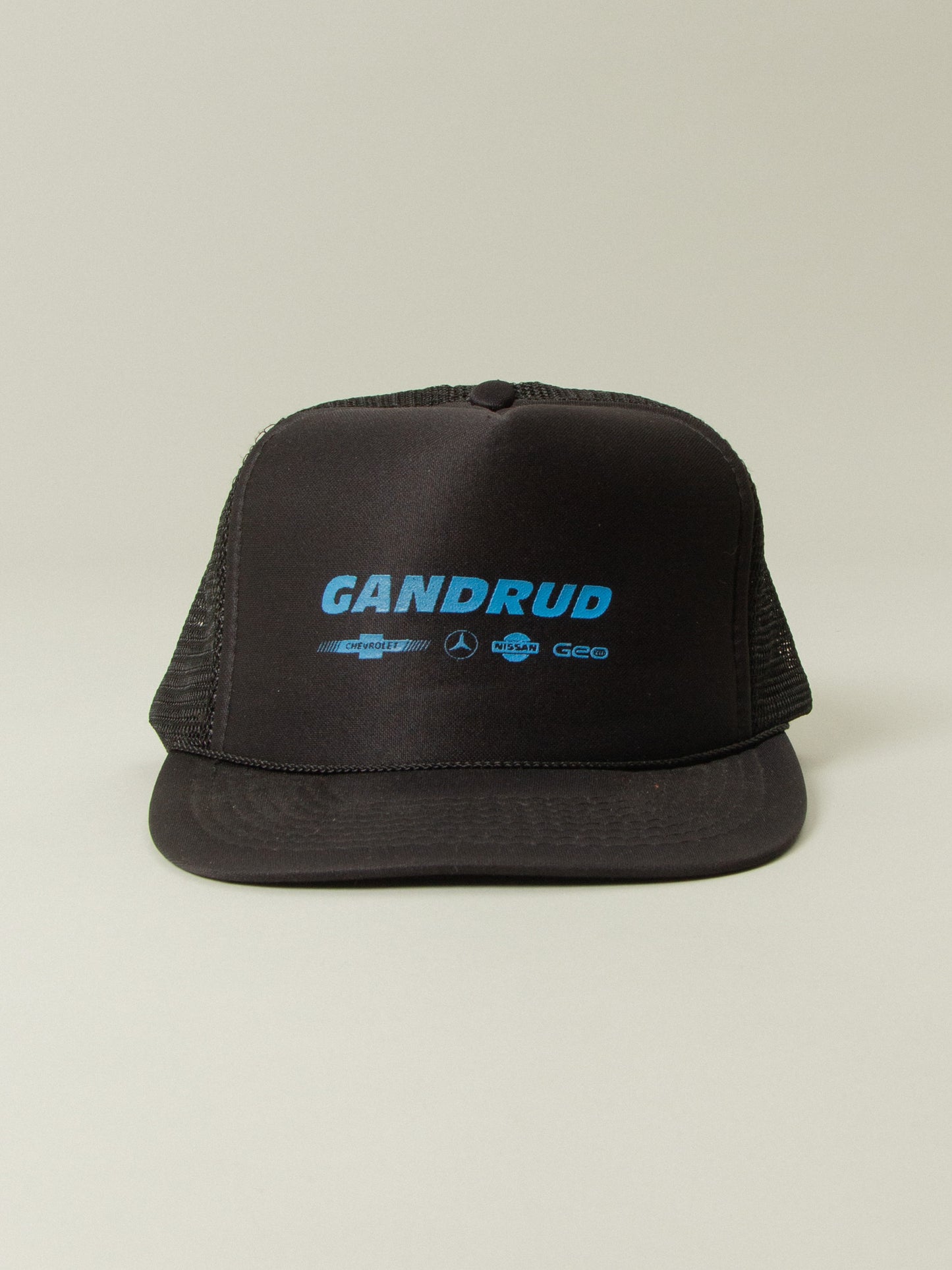 Vtg 'Gandrud Car Dealer' Trucker Cap