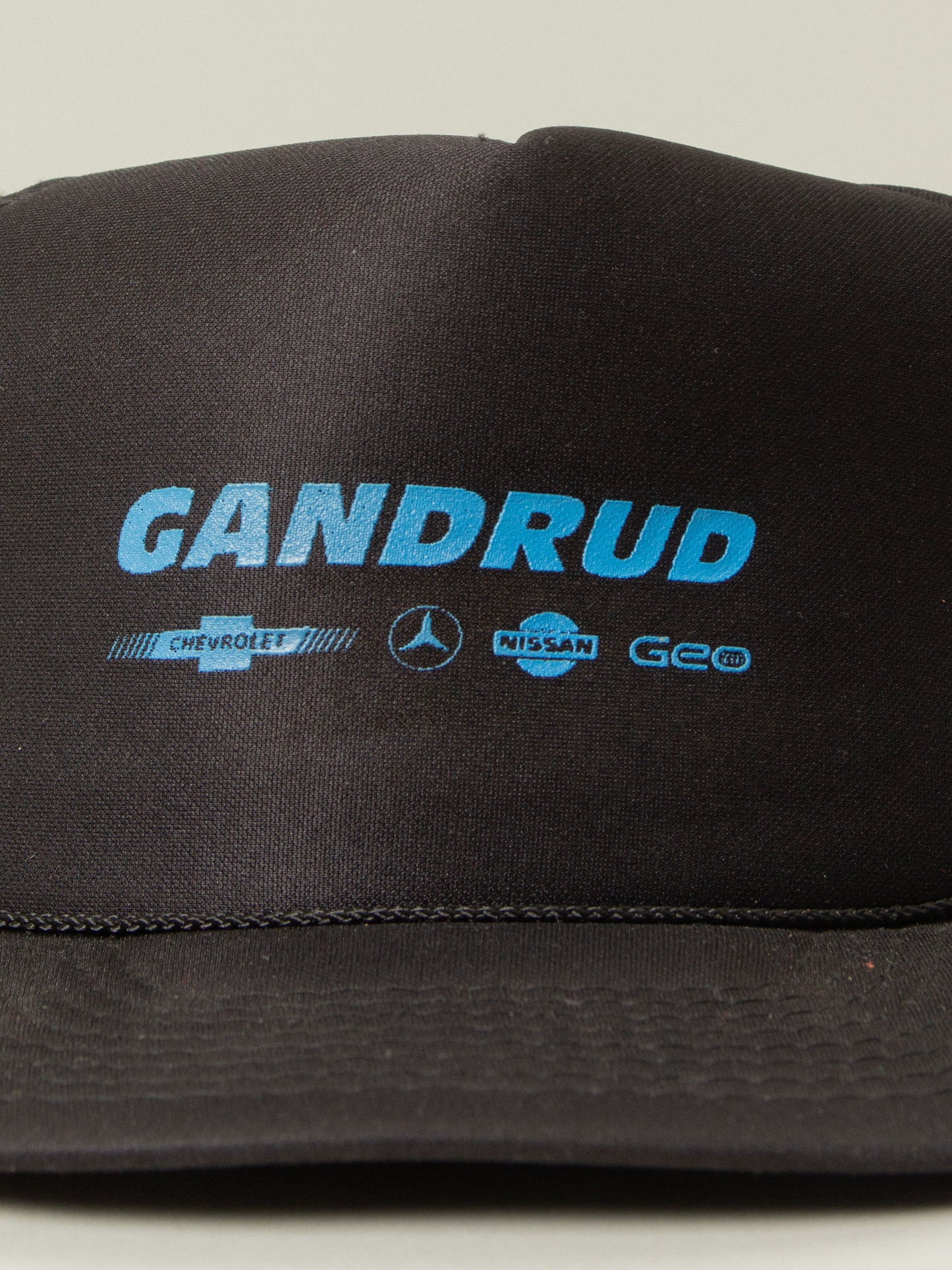 Vtg 'Gandrud Car Dealer' Trucker Cap