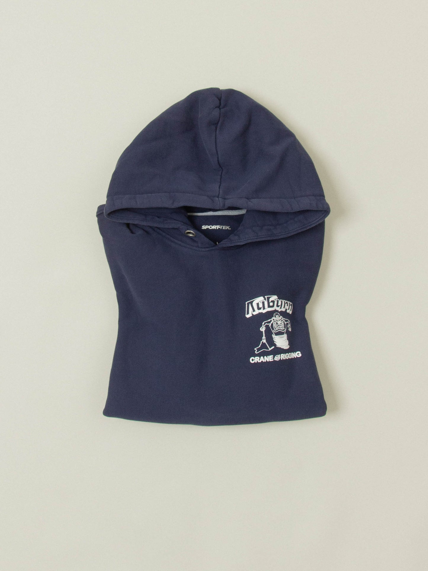 2000s 'Auburn Crane and Rigging' Heavyweight Hoodie (L)