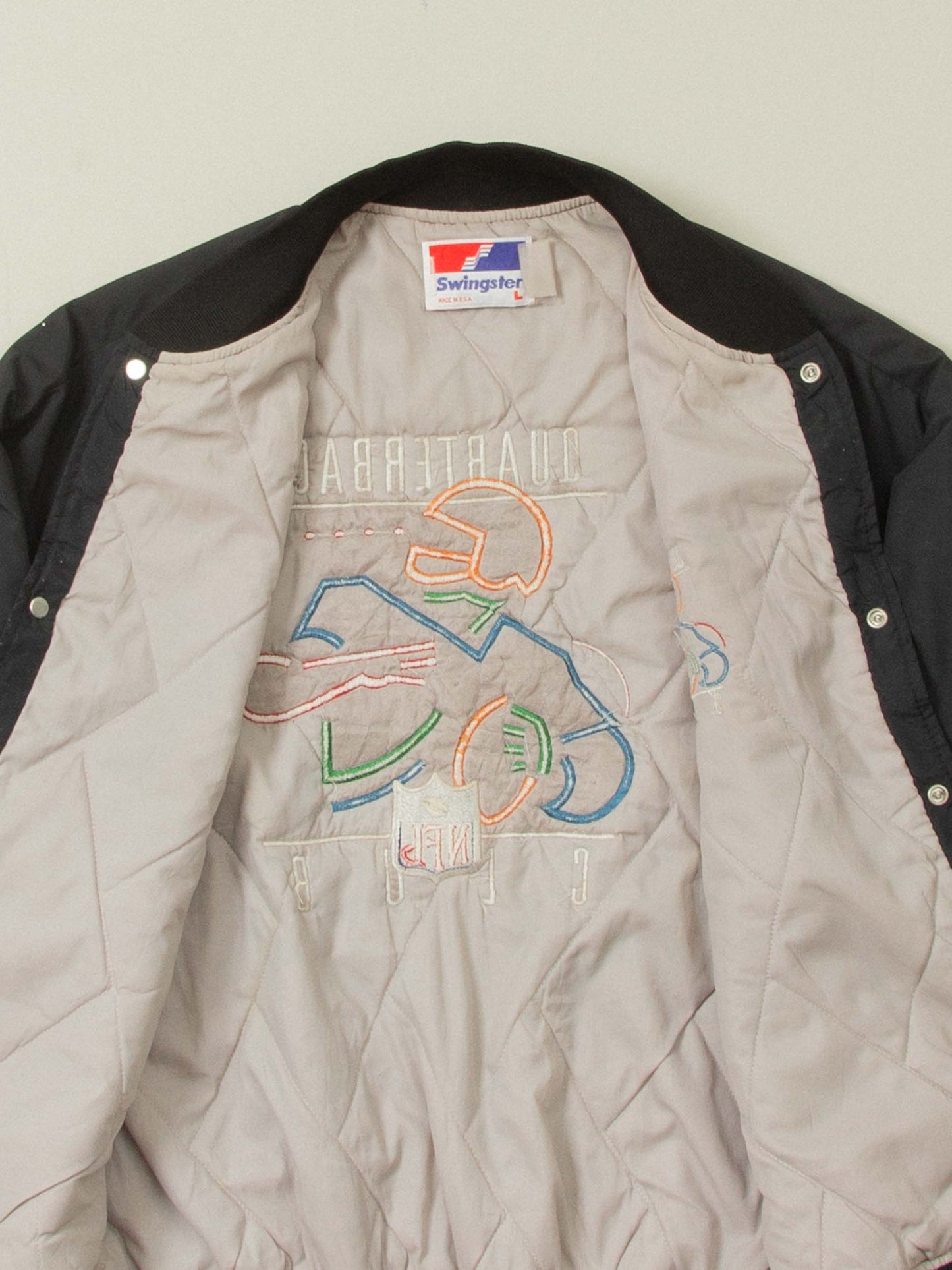 Vtg 1990s NFL Quarterback Sports Jacket – Made in USA (M/L)