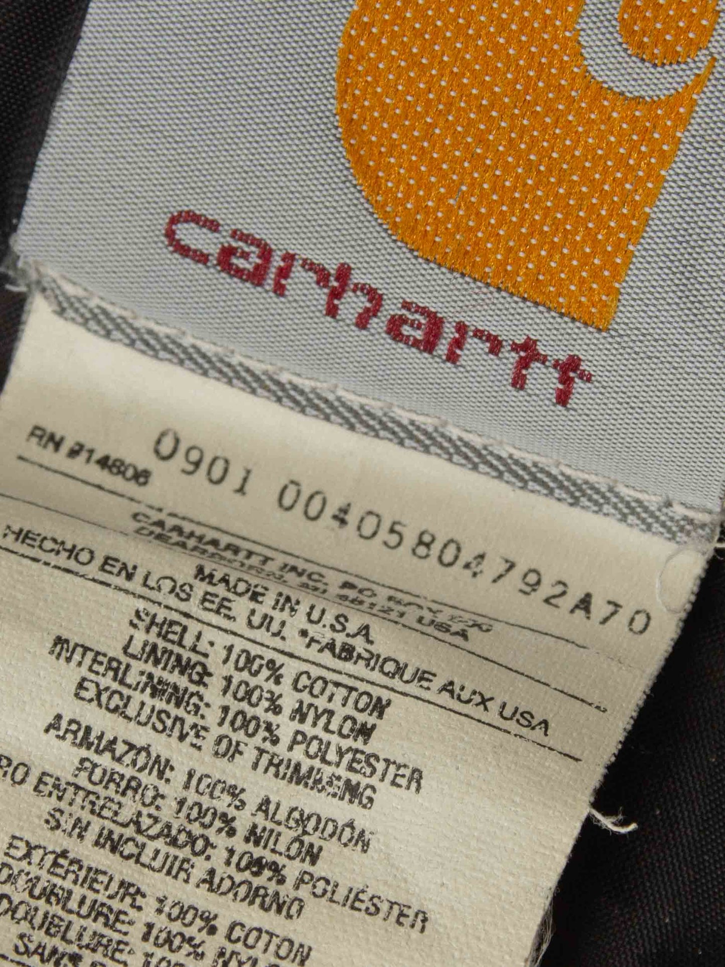 Vtg Carhartt Arctic Work Vest – Made in USA (L)