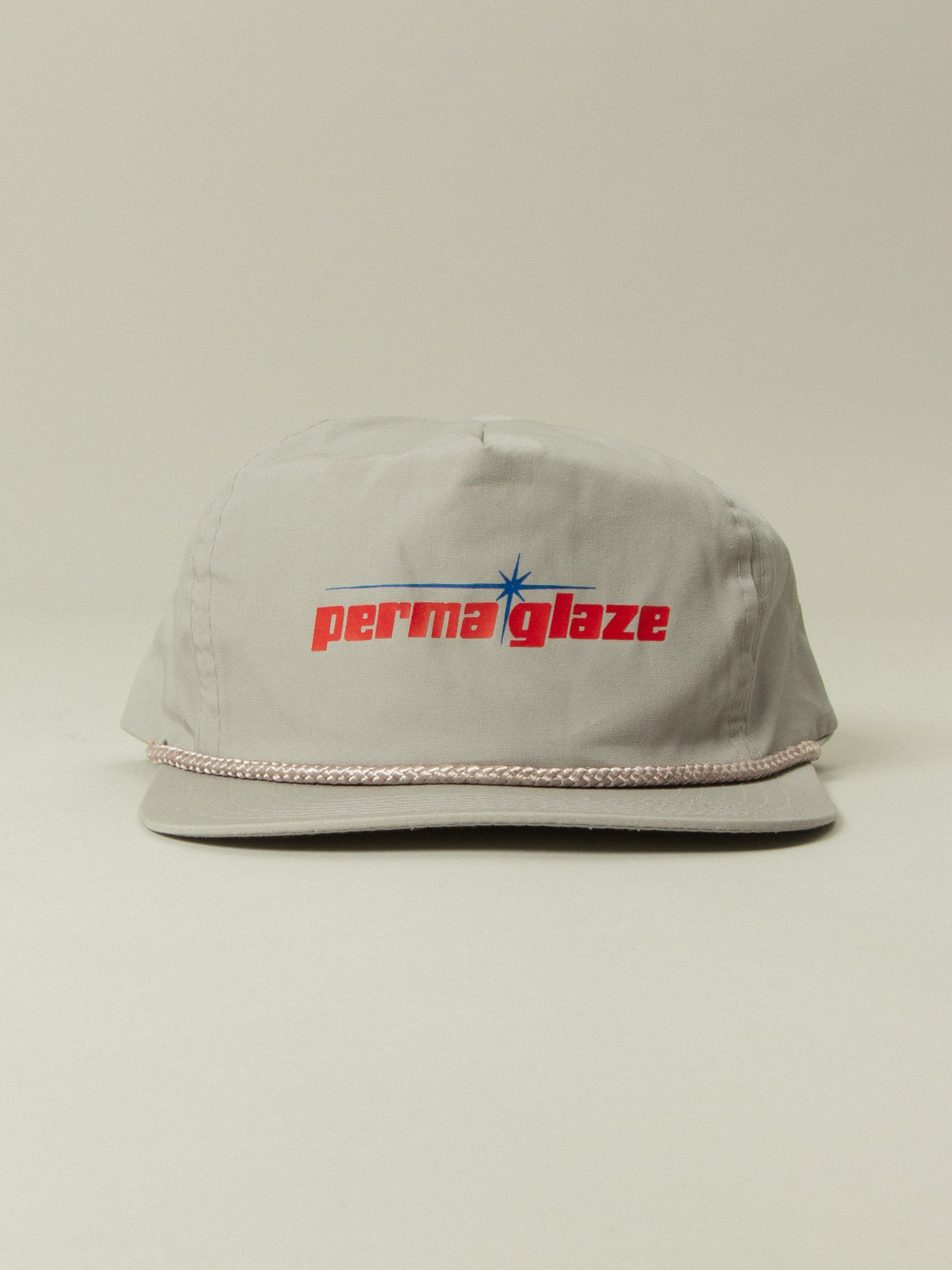Vtg 'Perma Glaze' Snapback Cap
