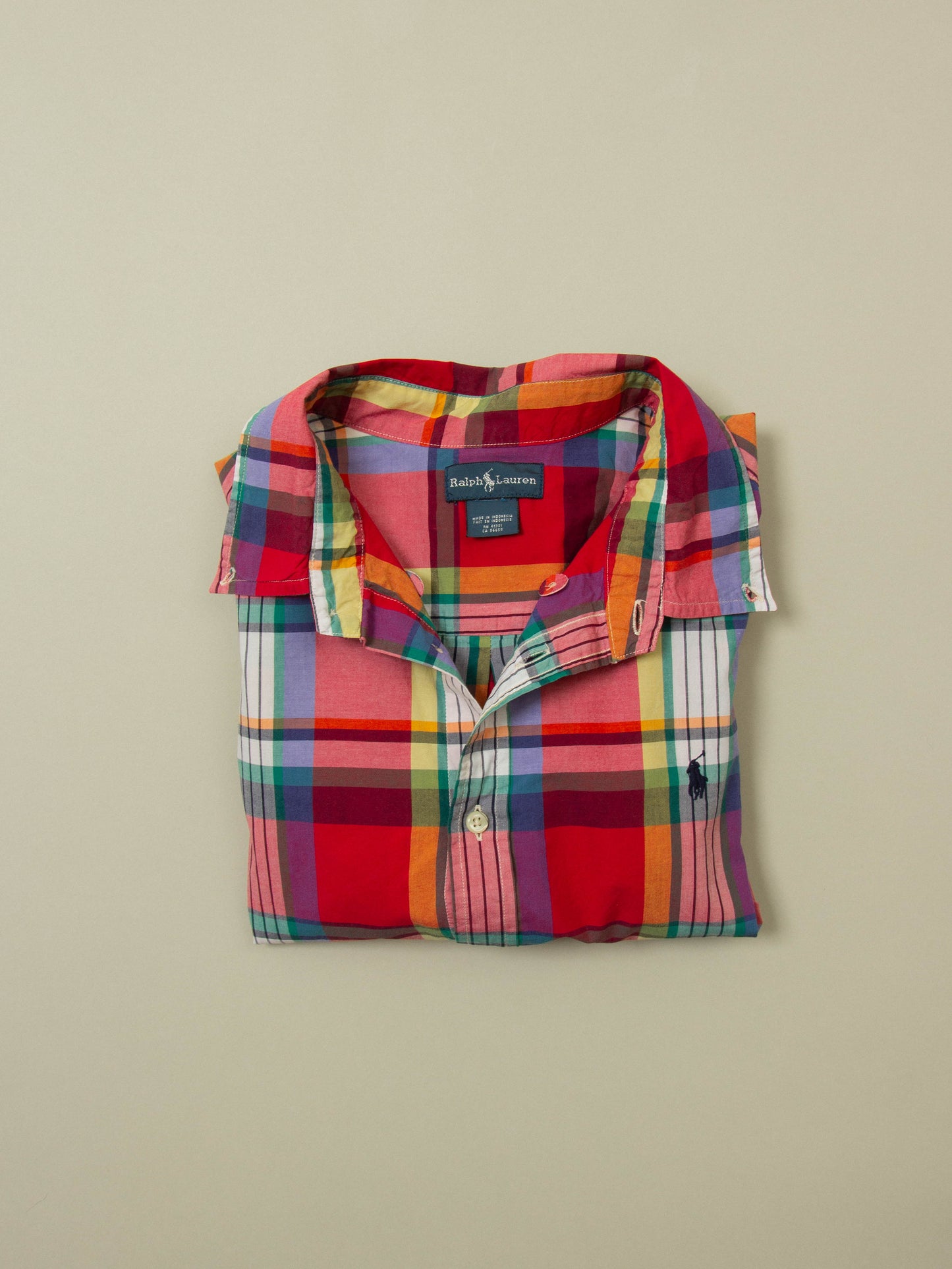 Vtg 1990s Ralph Lauren Short Sleeve Shirt (S)