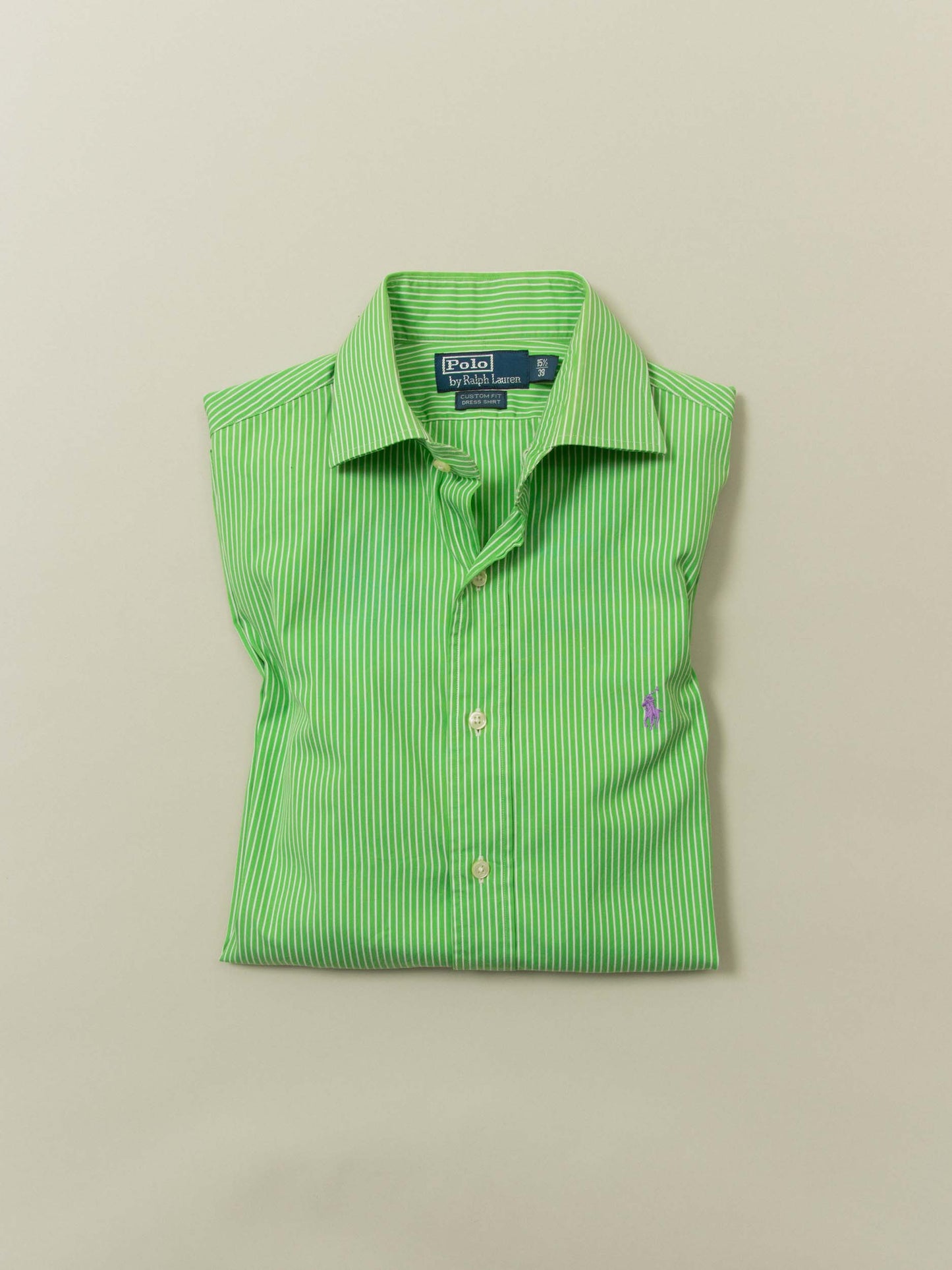 Vtg 1990s Striped Ralph Lauren Shirt (M)