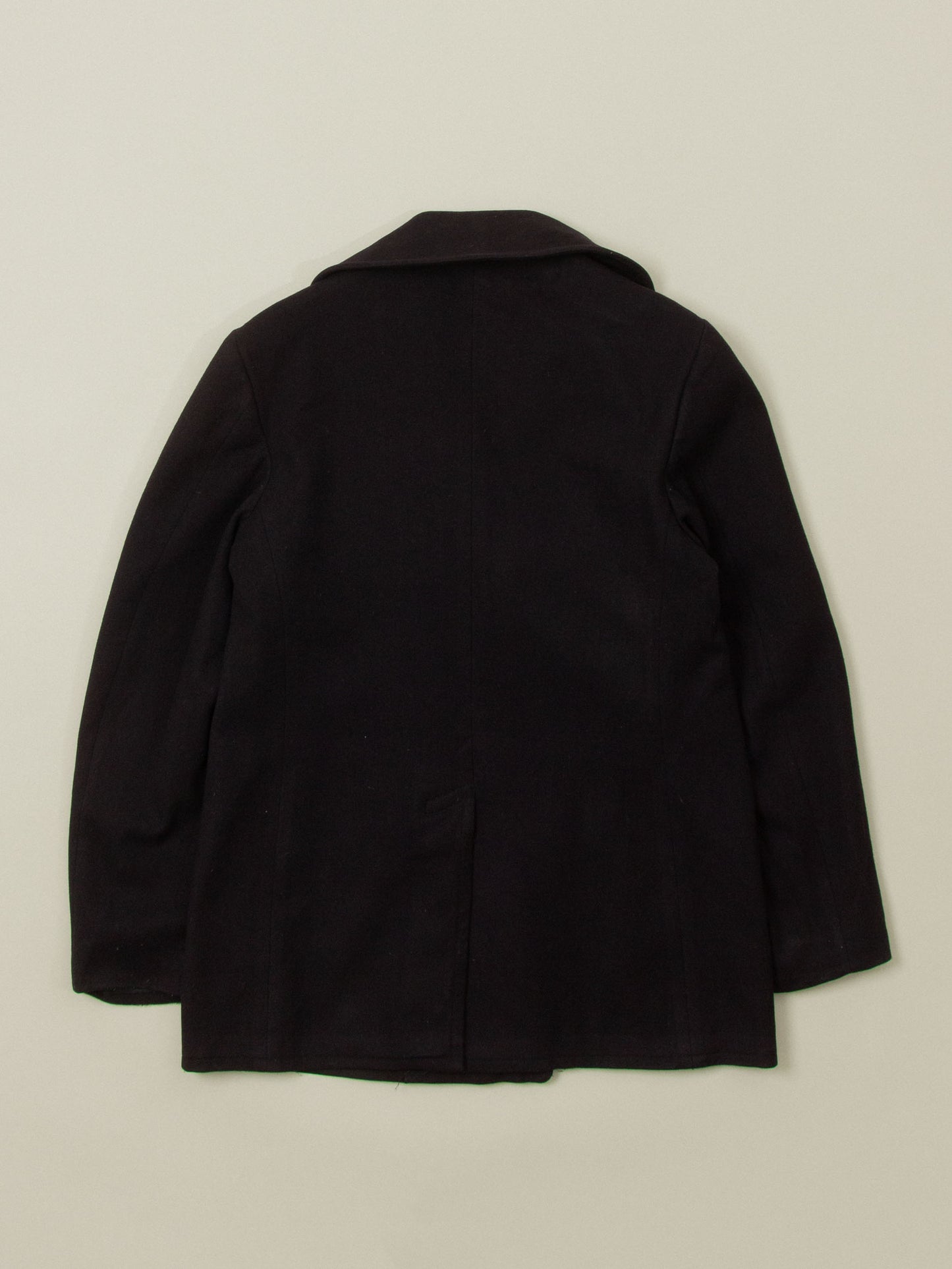 Vtg 1970s US Navy Wool Peacoat - Made in USA (M)