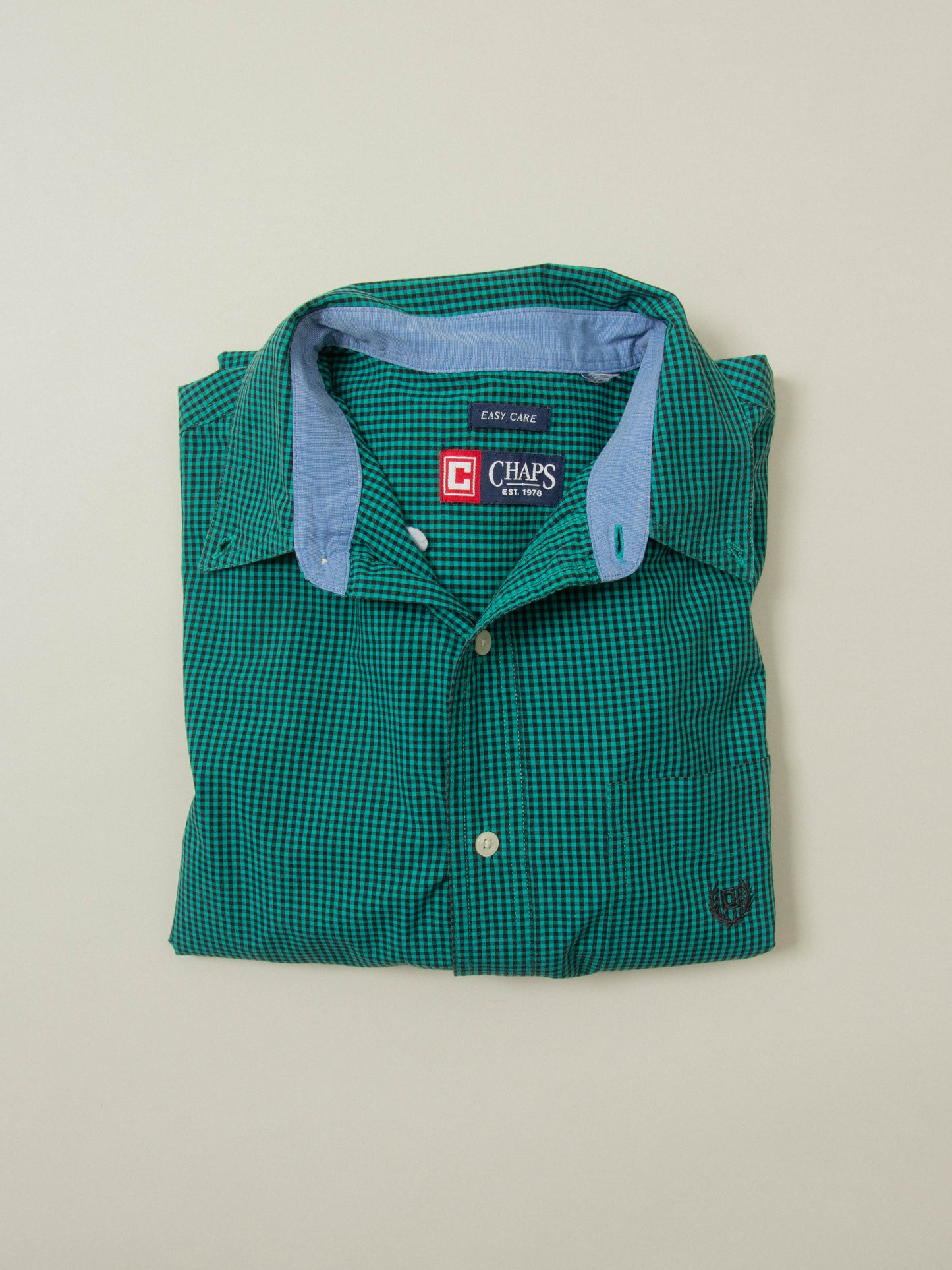 Vtg 1990s Checkered Chaps Shirt (S)